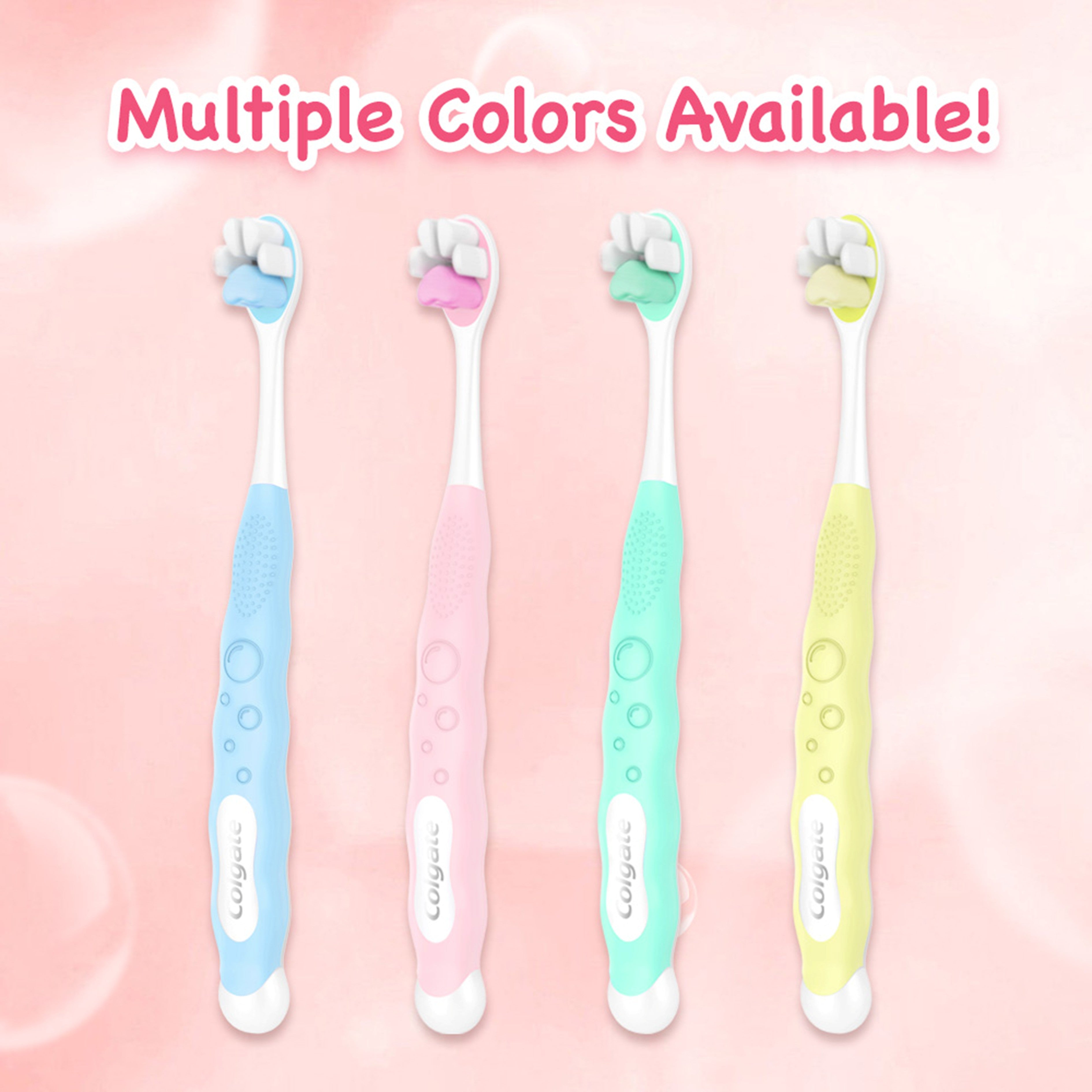 Colgate Gentle Kids Fluffy Paw Toothbrush (For 5+ Years Old) 1's