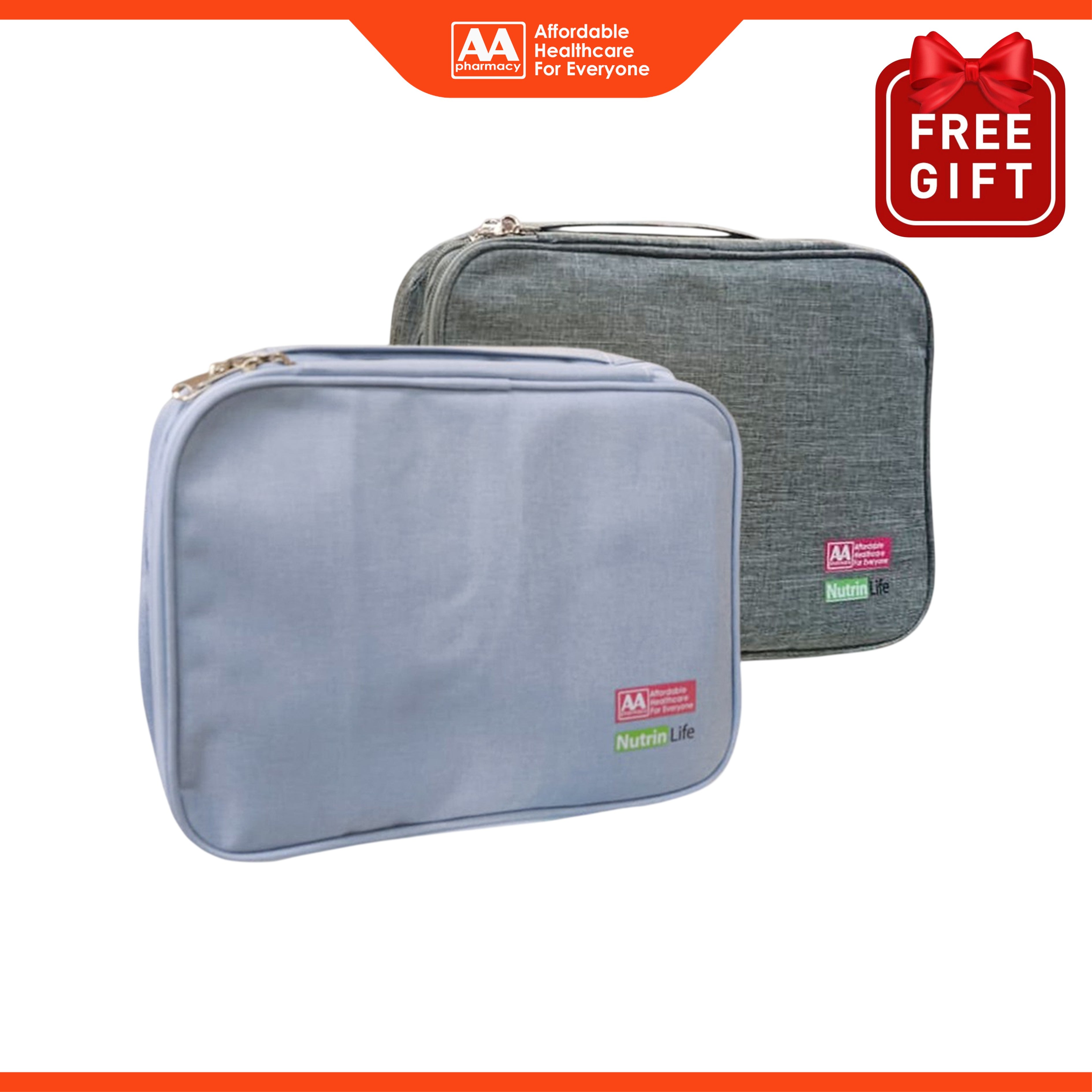 [NOT FOR SALE] AA FG: NutrinLife x AA Multi-Purpose Bag (Blue/Grey) 1's