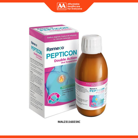 Remeco Pepticon Double Action Oral Suspension 200mL (Peppermint Flavour)
