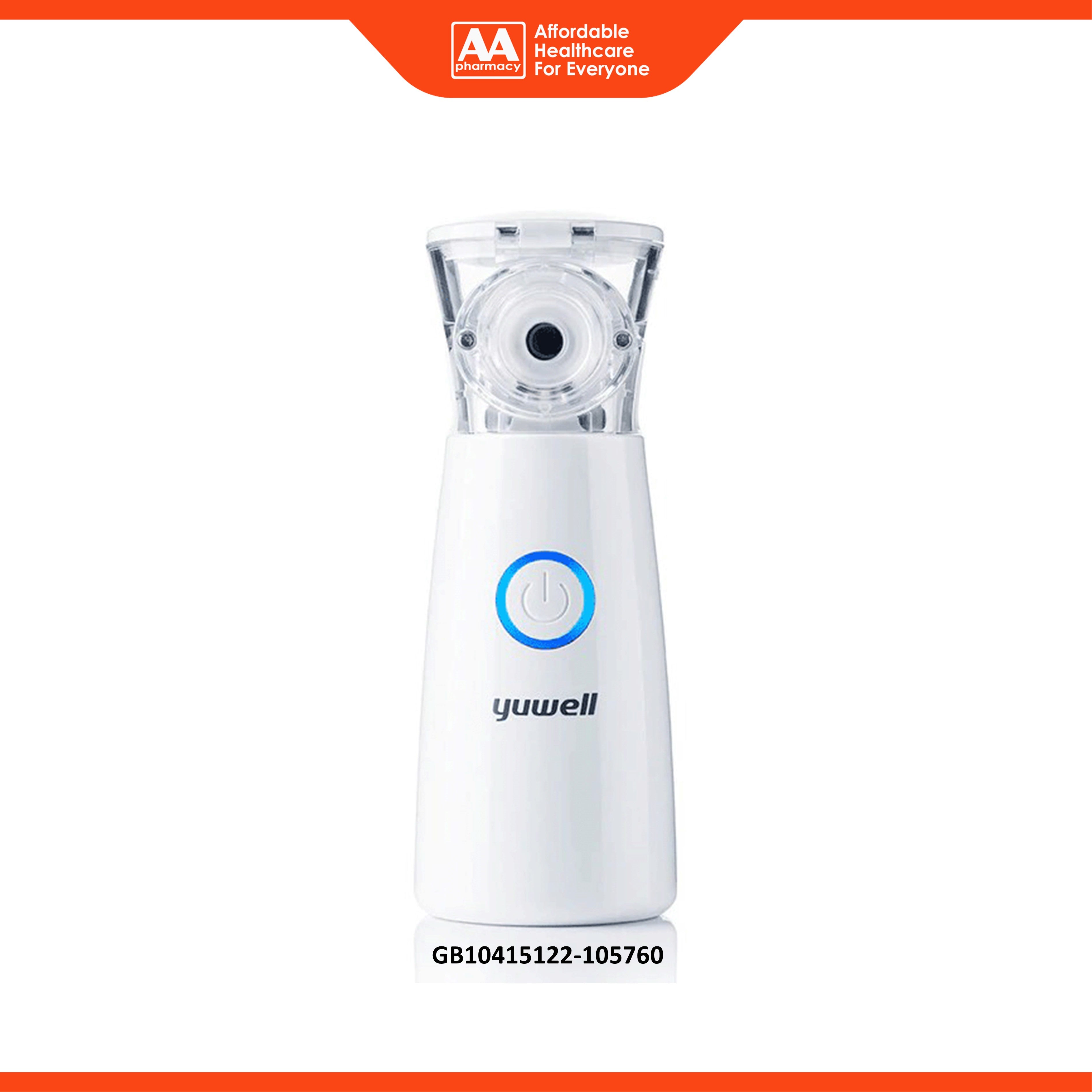 Yuwell Portable Mesh Nebulizer (Model: M102) [1 Year Warranty for Motor only]
