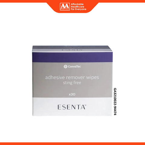 ConvaTec Esenta String Free Adhesive Remover Wipes 30's