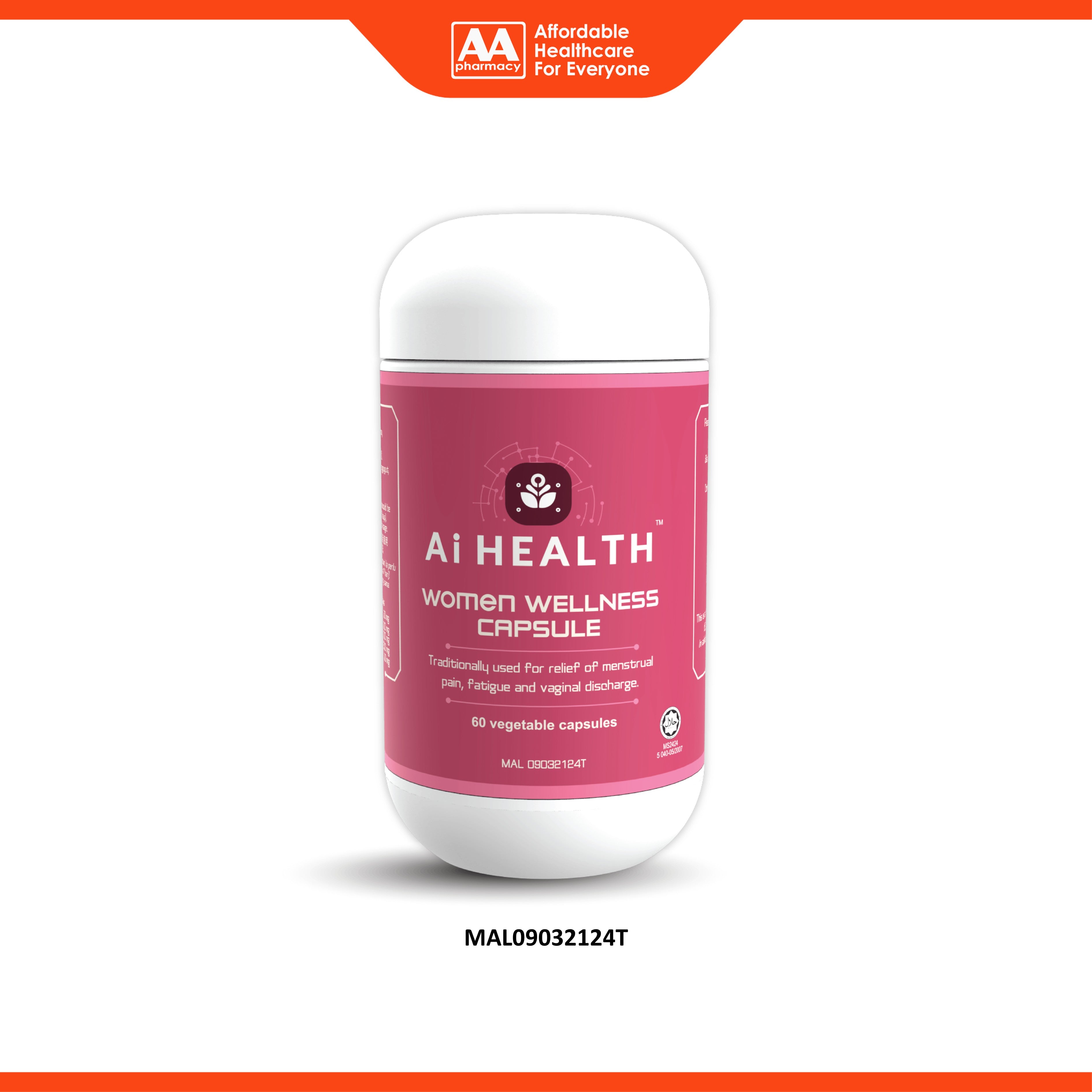 Ai Health Women Wellness Vegecapsule 60's