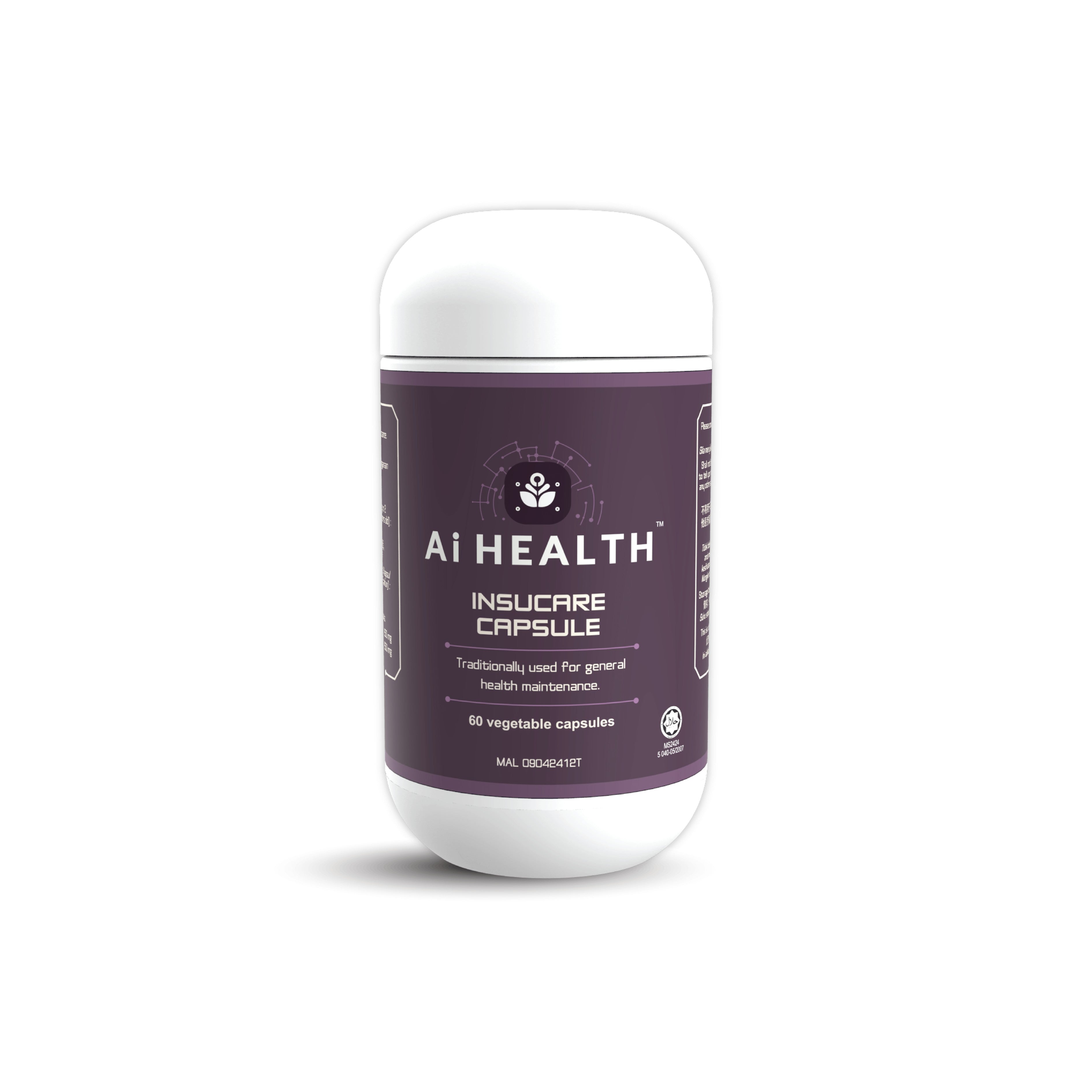 Ai Health Insucare Vegecapsule 60's