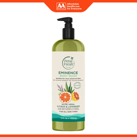 Petal Fresh Pure Eminence Body Wash 1L (Aloe Vera, Citrus and Lavender)
