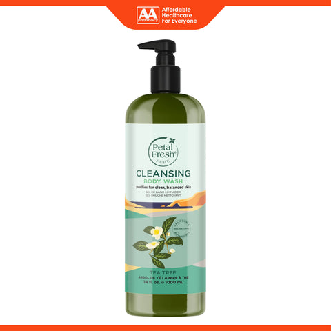 Petal Fresh Pure Cleansing Body Wash 1L (Tea Tree)