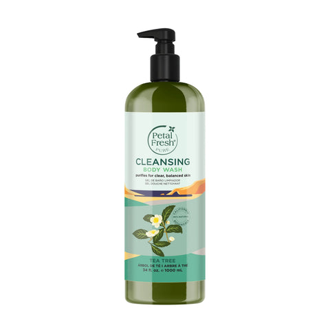 Petal Fresh Pure Cleansing Body Wash 1L (Tea Tree)