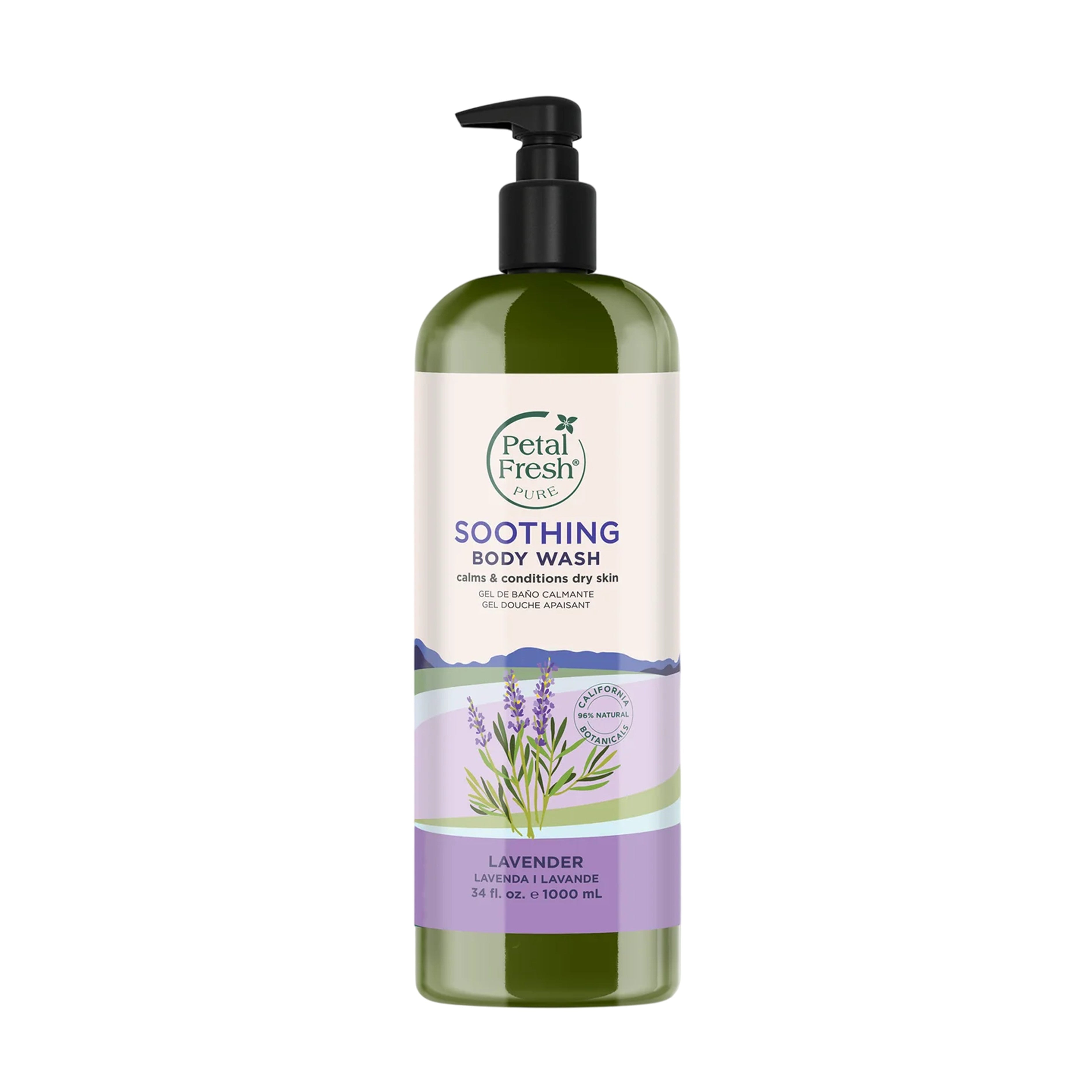 Petal Fresh Pure Soothing Body Wash 1L (Lavender)