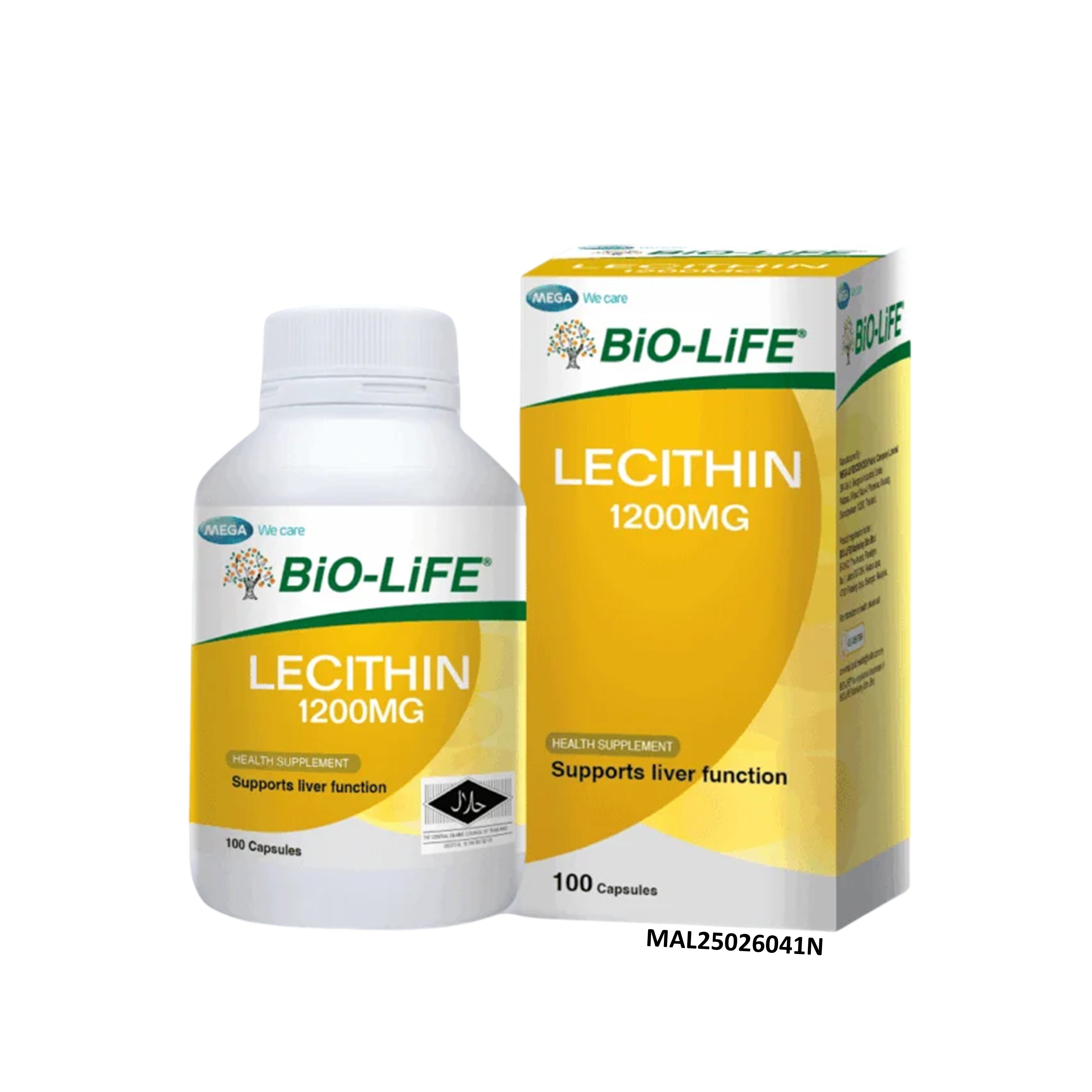 Bio-Life Lecithin 1200mg Capsule 100's