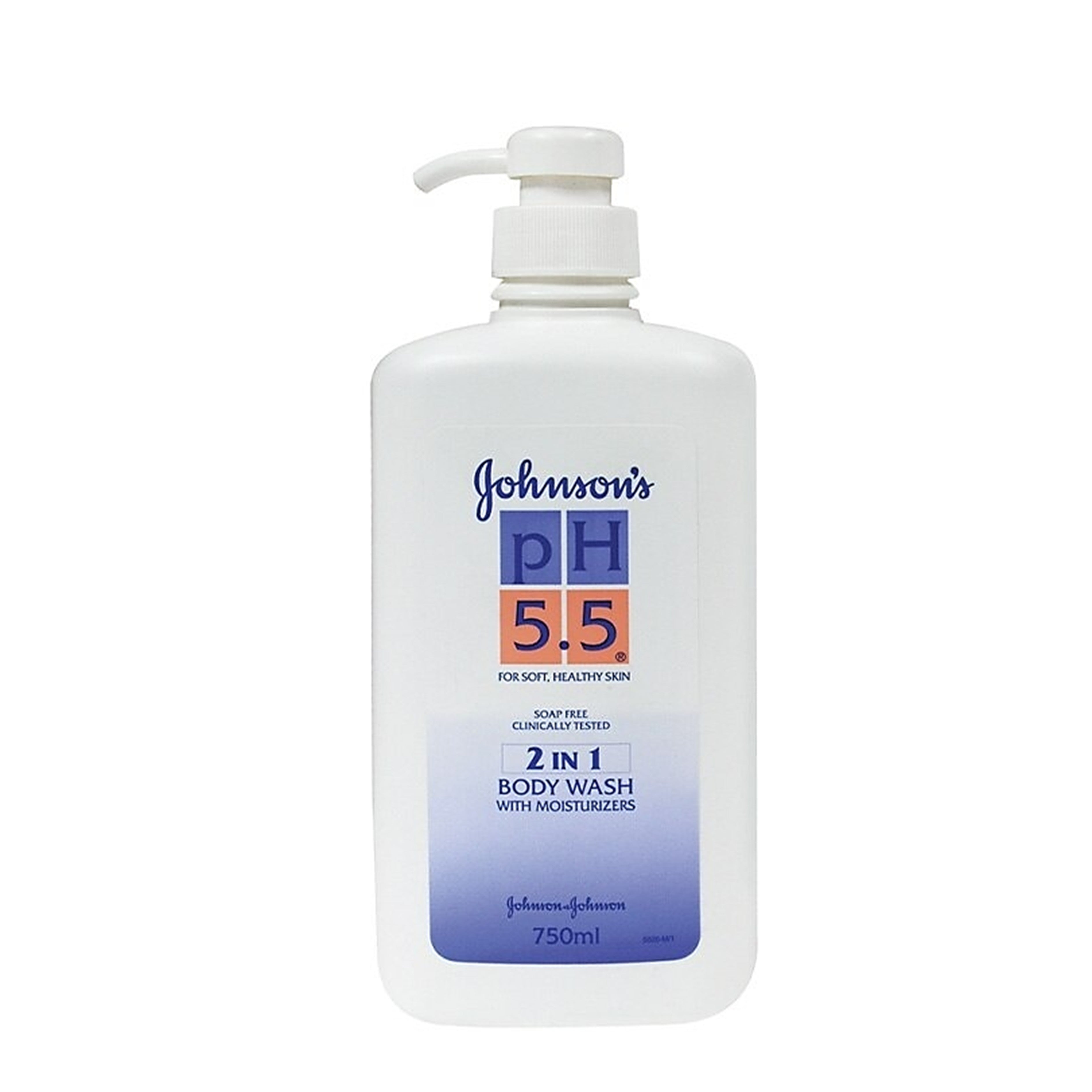 Johnson's pH5.5 2 in 1 Body Wash with Moisturizers 750mL