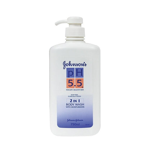 Johnson's pH5.5 2 in 1 Body Wash with Moisturizers 750mL