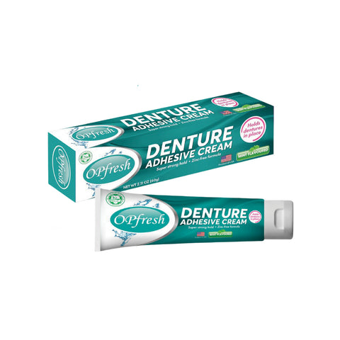OPfresh Denture Adhesive Cream 60g (Mint Flavour)