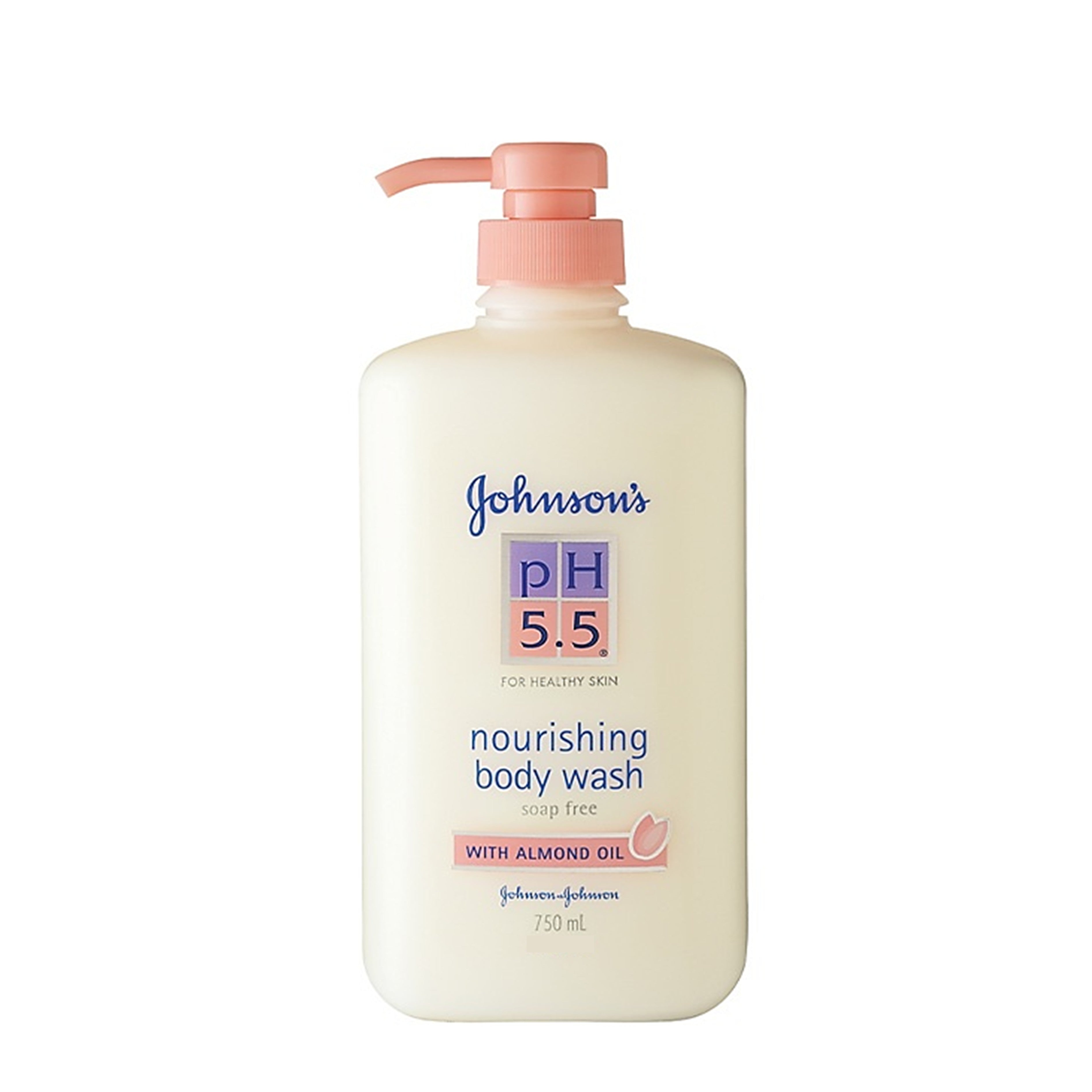 Johnson's pH5.5 Nourishing Body Wash with Almond Oil 750mL