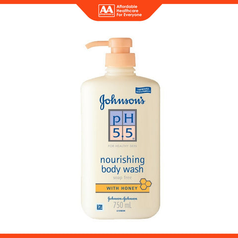 Johnson's pH5.5 Nourishing Body Wash with Honey 750mL