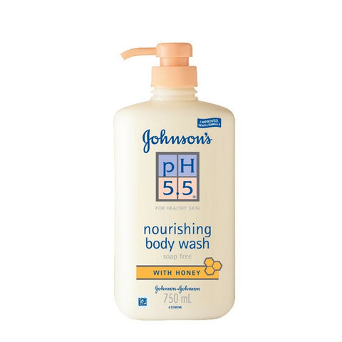 Johnson's pH5.5 Nourishing Body Wash with Honey 750mL