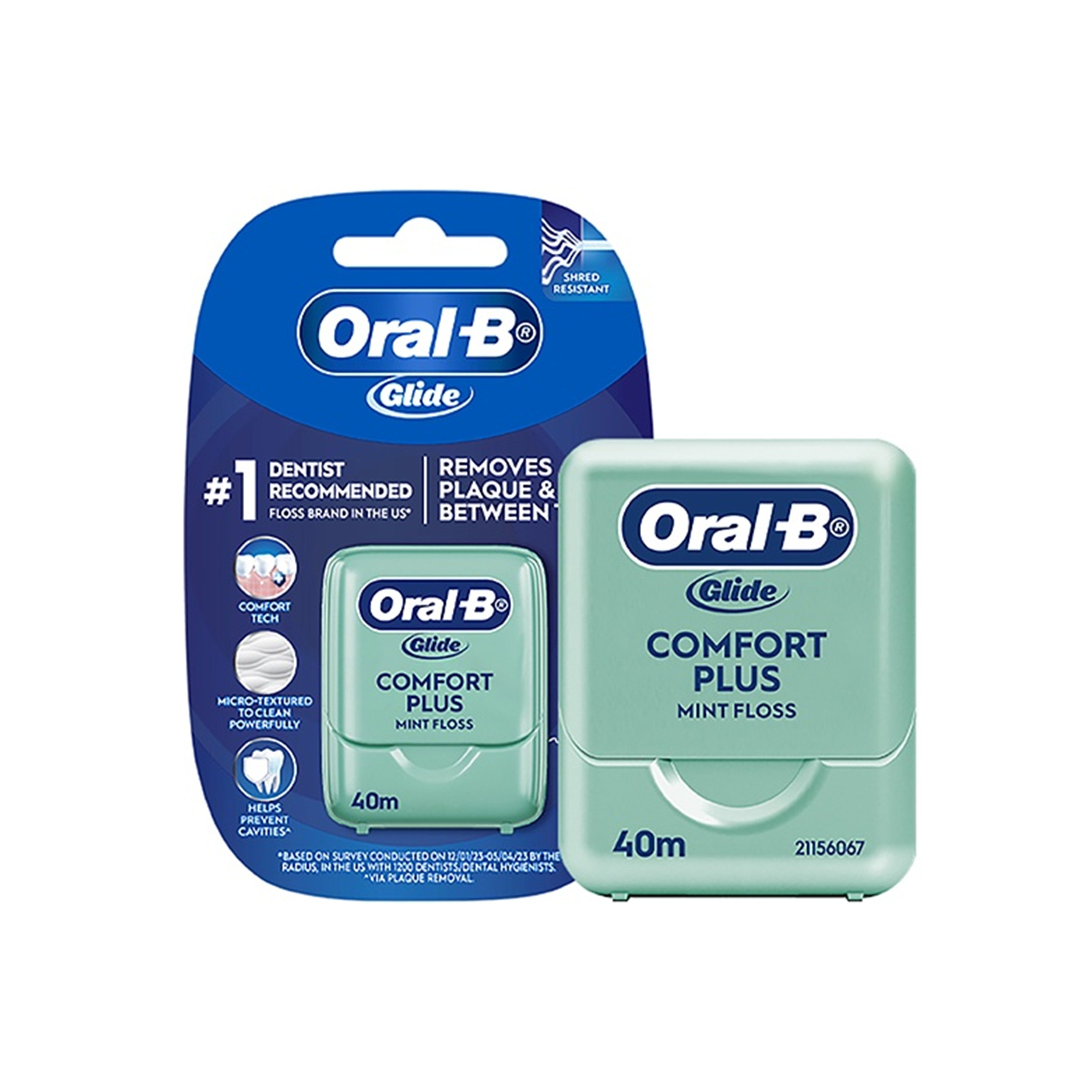 Oral-B Glide Comfort Plus Mint Floss 40m 1's