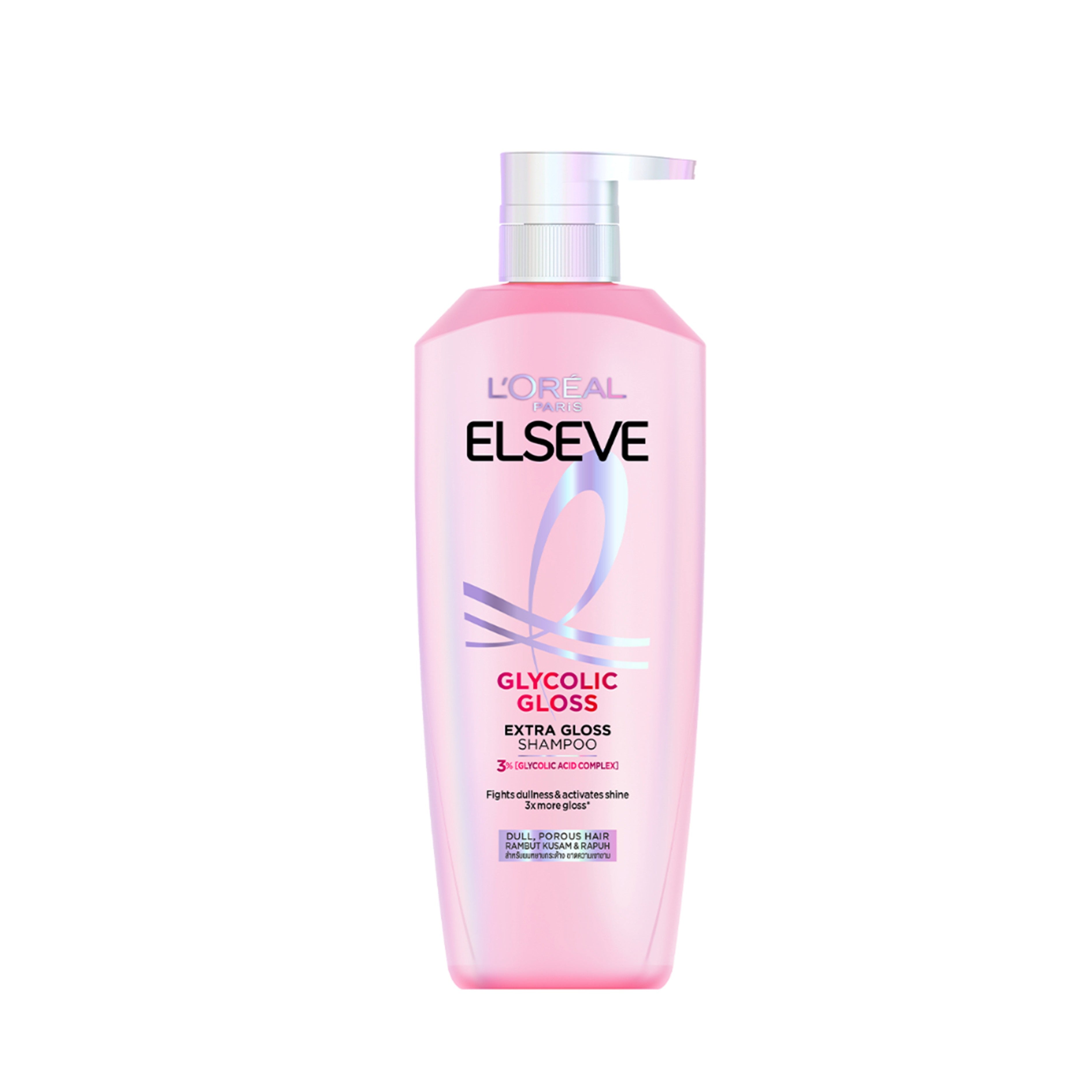L'Oréal Paris Elseve Glycolic Gloss Extra Gloss Shampoo (280ml)