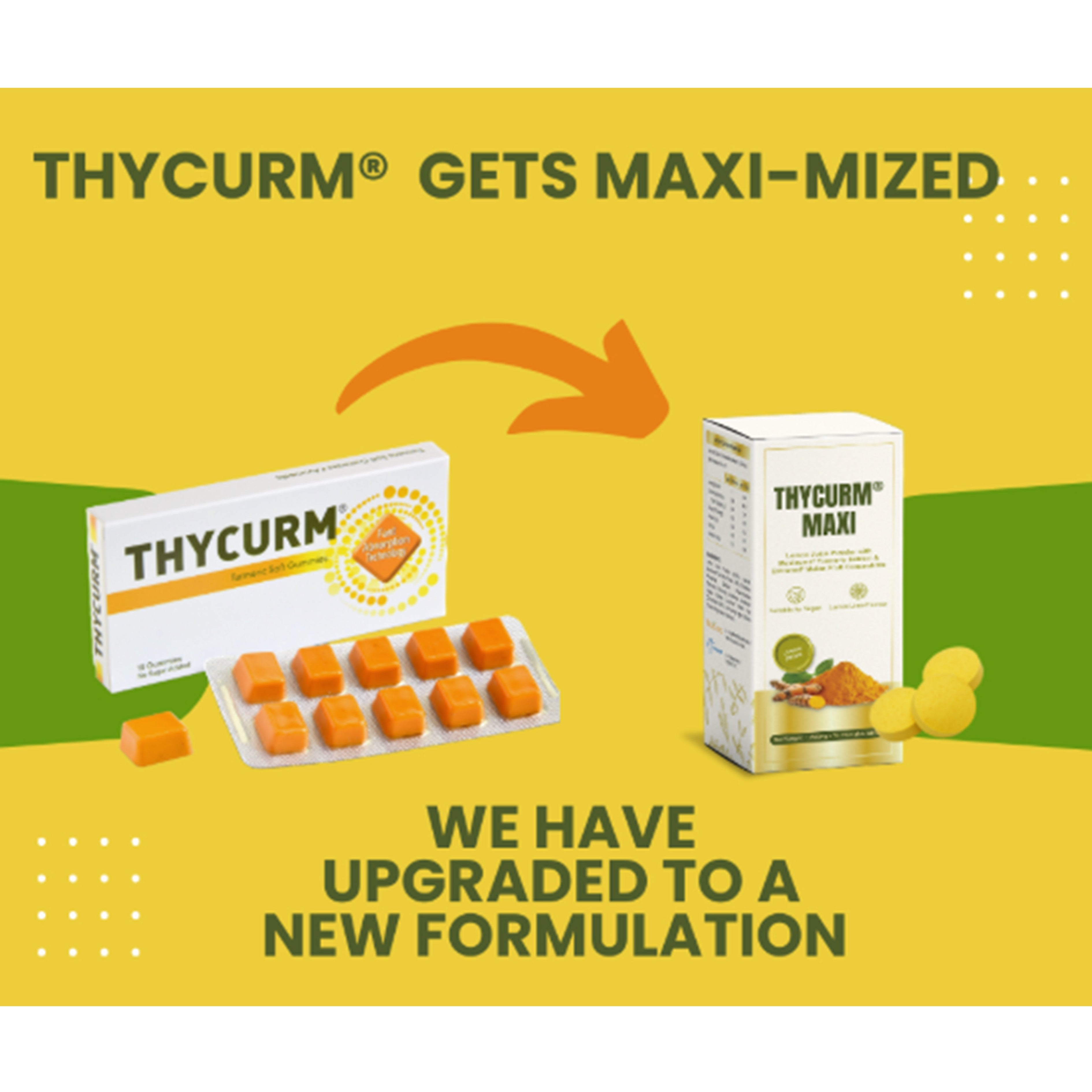 Thycurm Maxi (Lemon Juice Powder with Maxicuma Turmeric Extract and Extramel Melon Fruit Concentrate) Chewable Tablet 10's - Lemon Lime Flavour