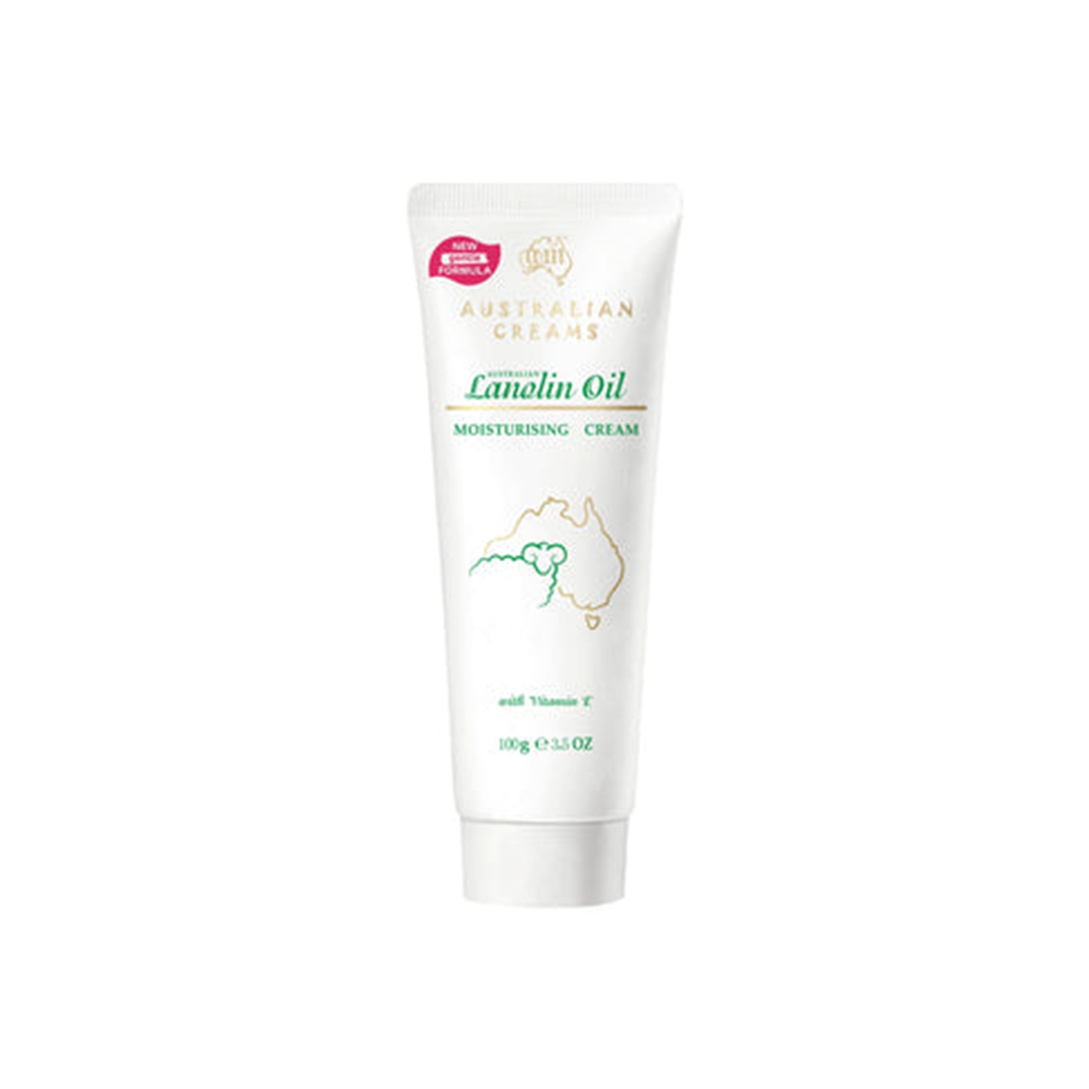 G and M Australian Cream Lanolin Oil Moisturising Cream with Vitamin E (100g) - New Gentle Formula
