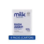 Milk Baby Diapers Yoga Pants - Size XXL, For 18-25kg (4 x 24's) [Carton]