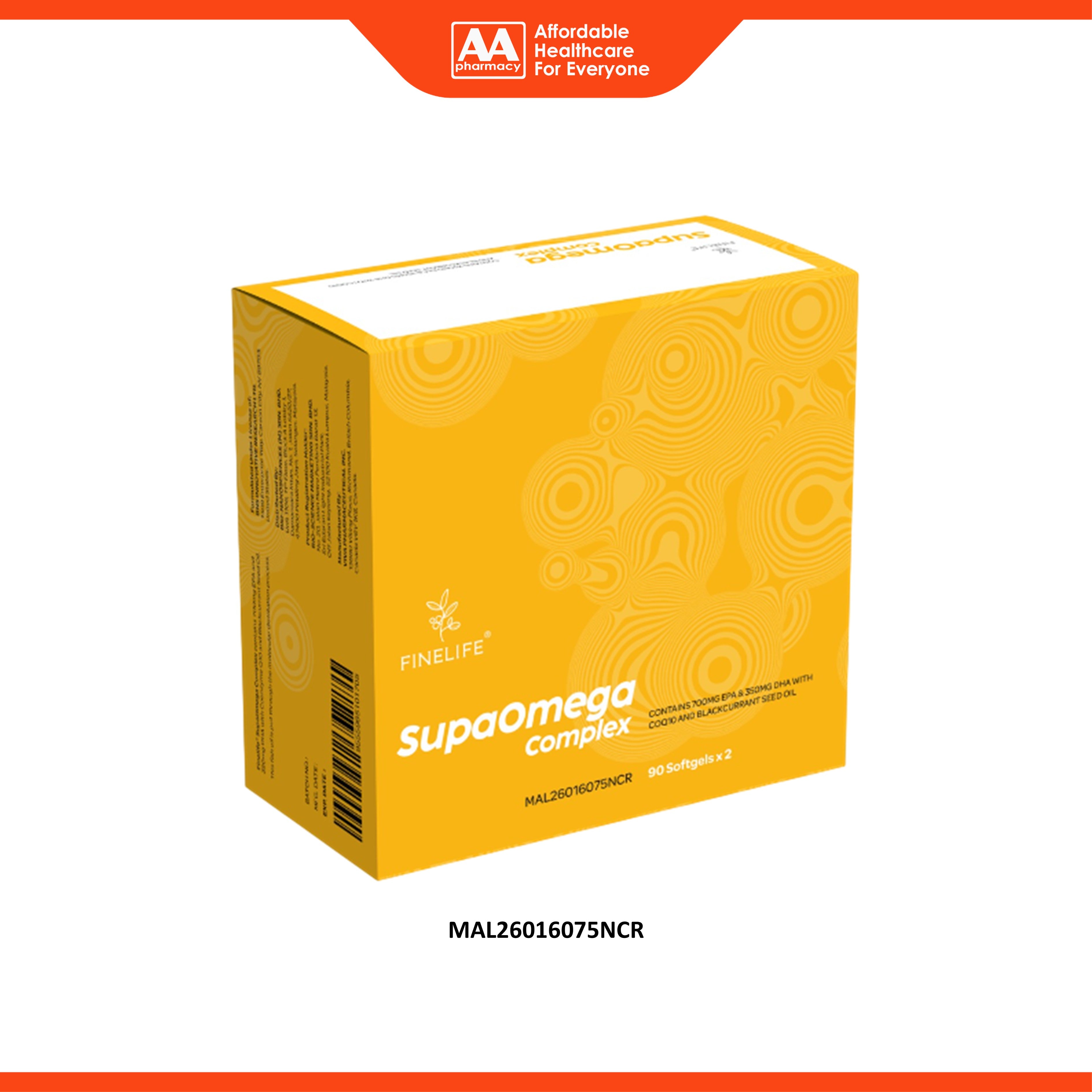 Finelife SupaOmega Complex Softgel (2 x 90's)