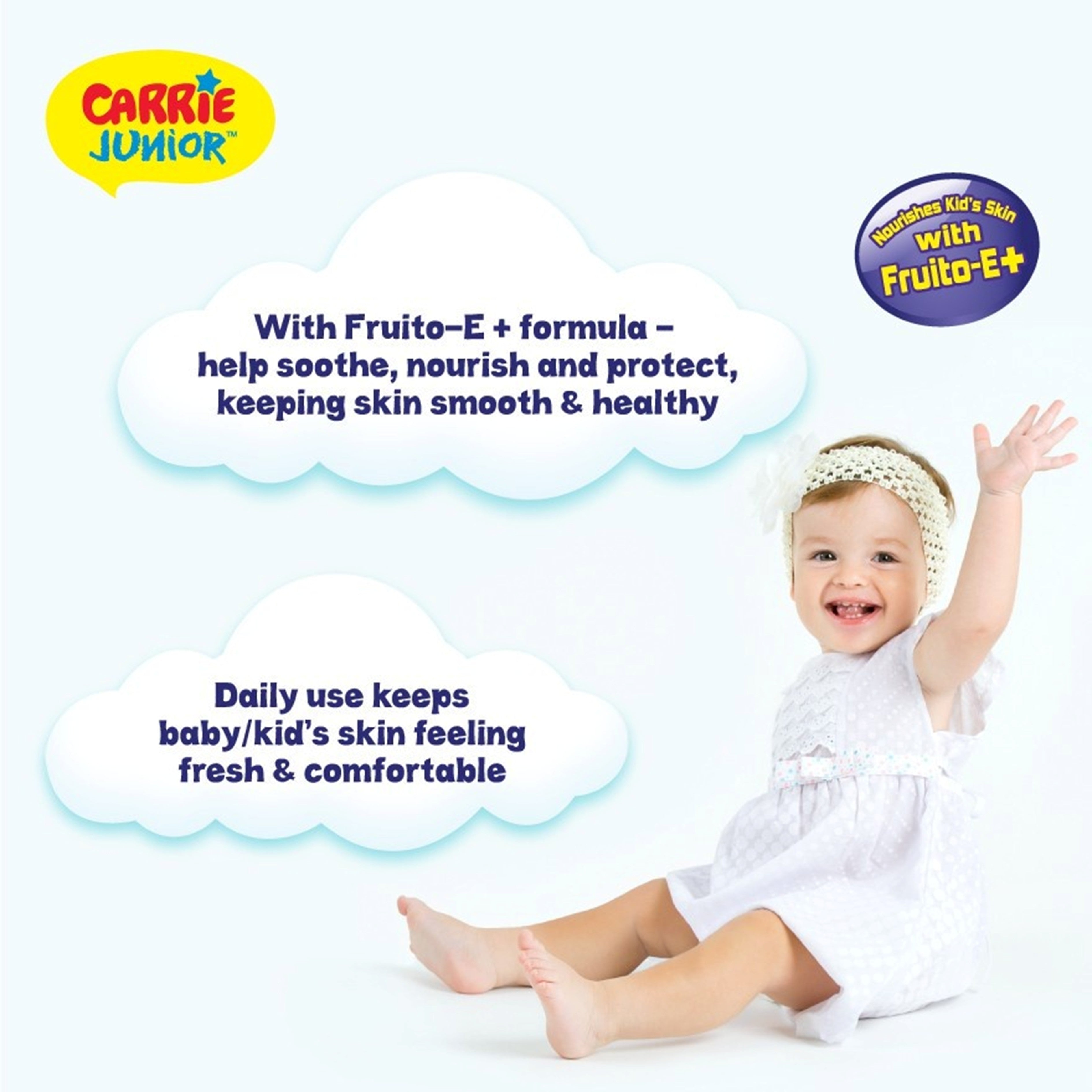 Carrie Junior Baby Powder Groovy Grapeberry (450g)