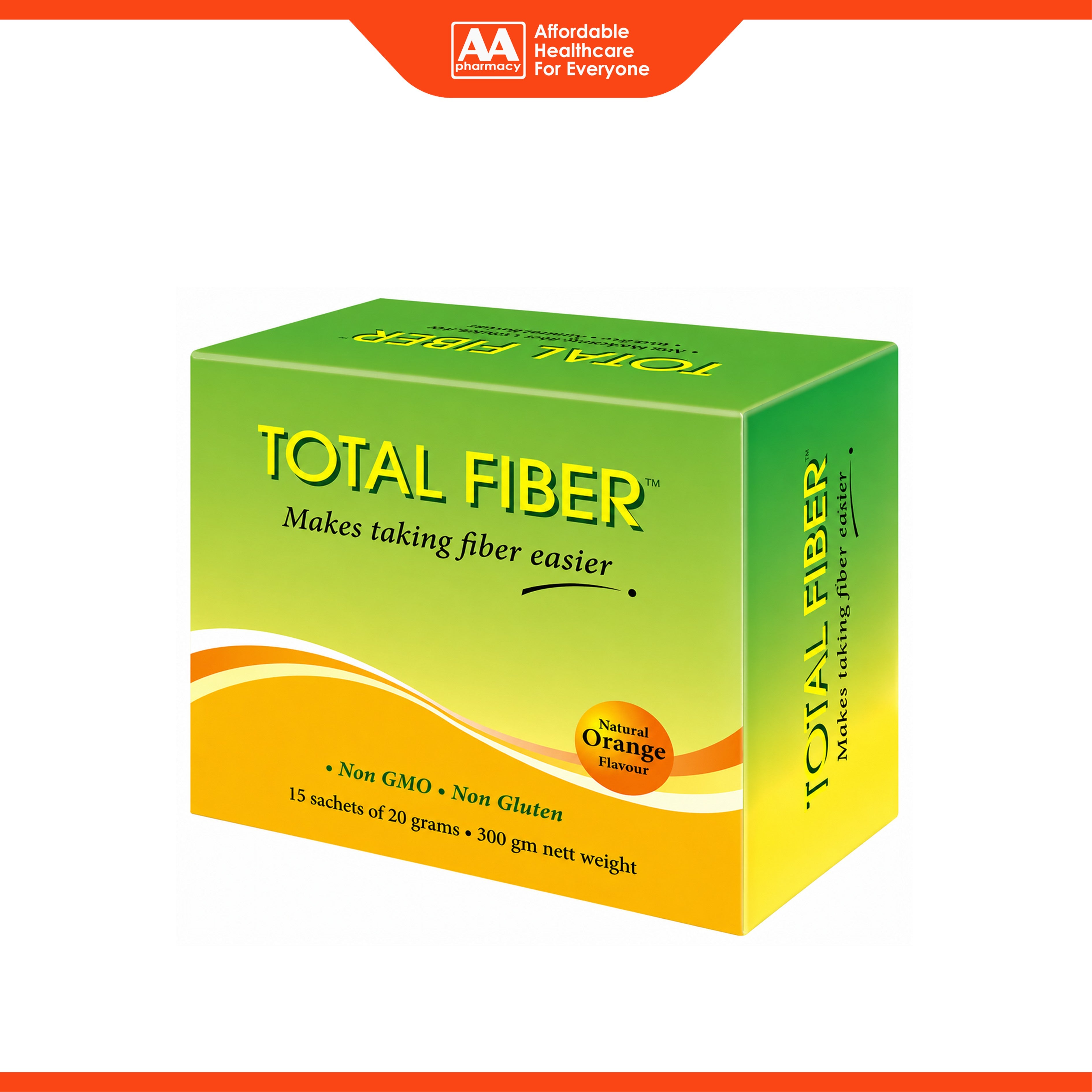 Total Fiber Sachet - Natural Orange Flavour (20g x 15's)