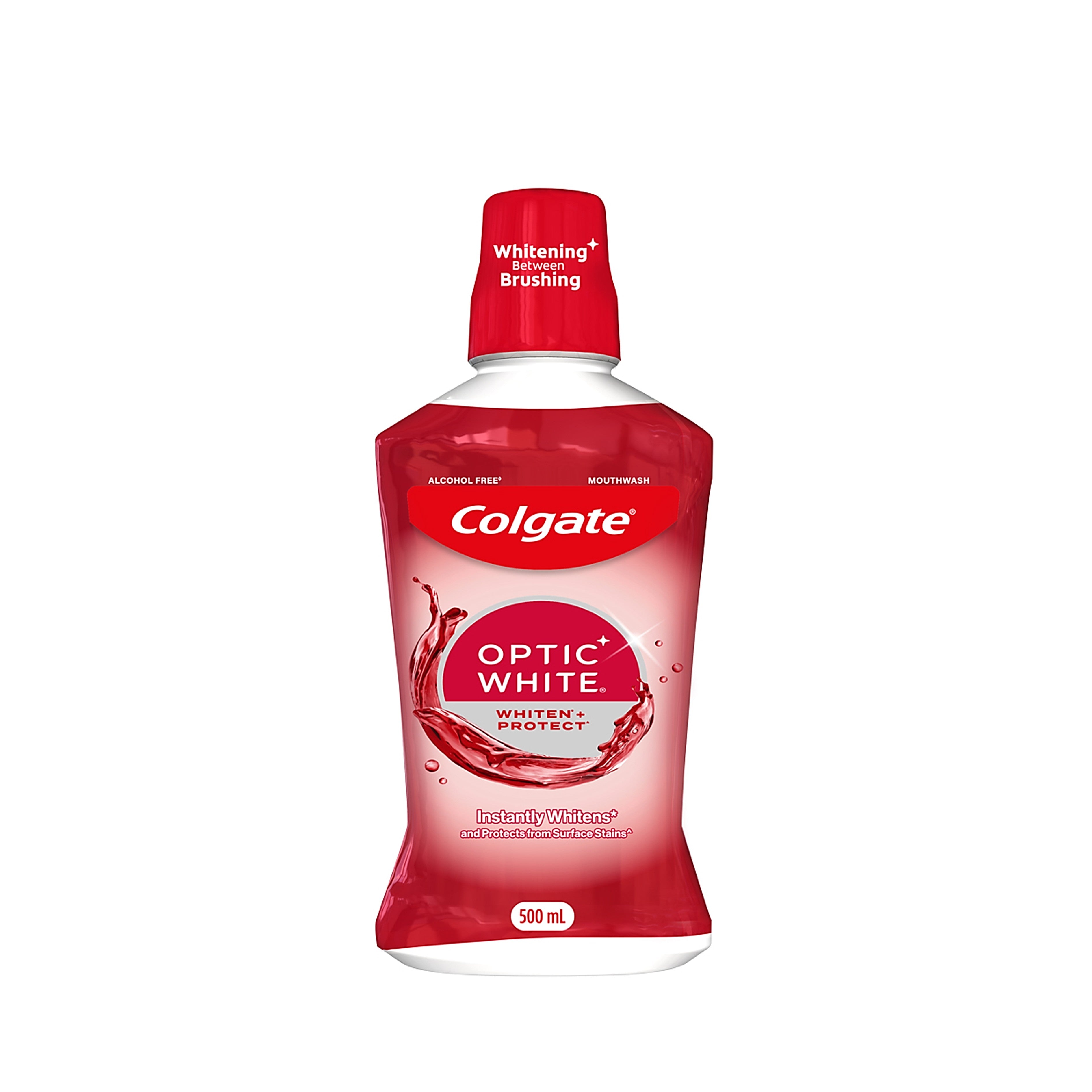 Colgate Optic White Whiten + Protect Mouthwash (500ml)