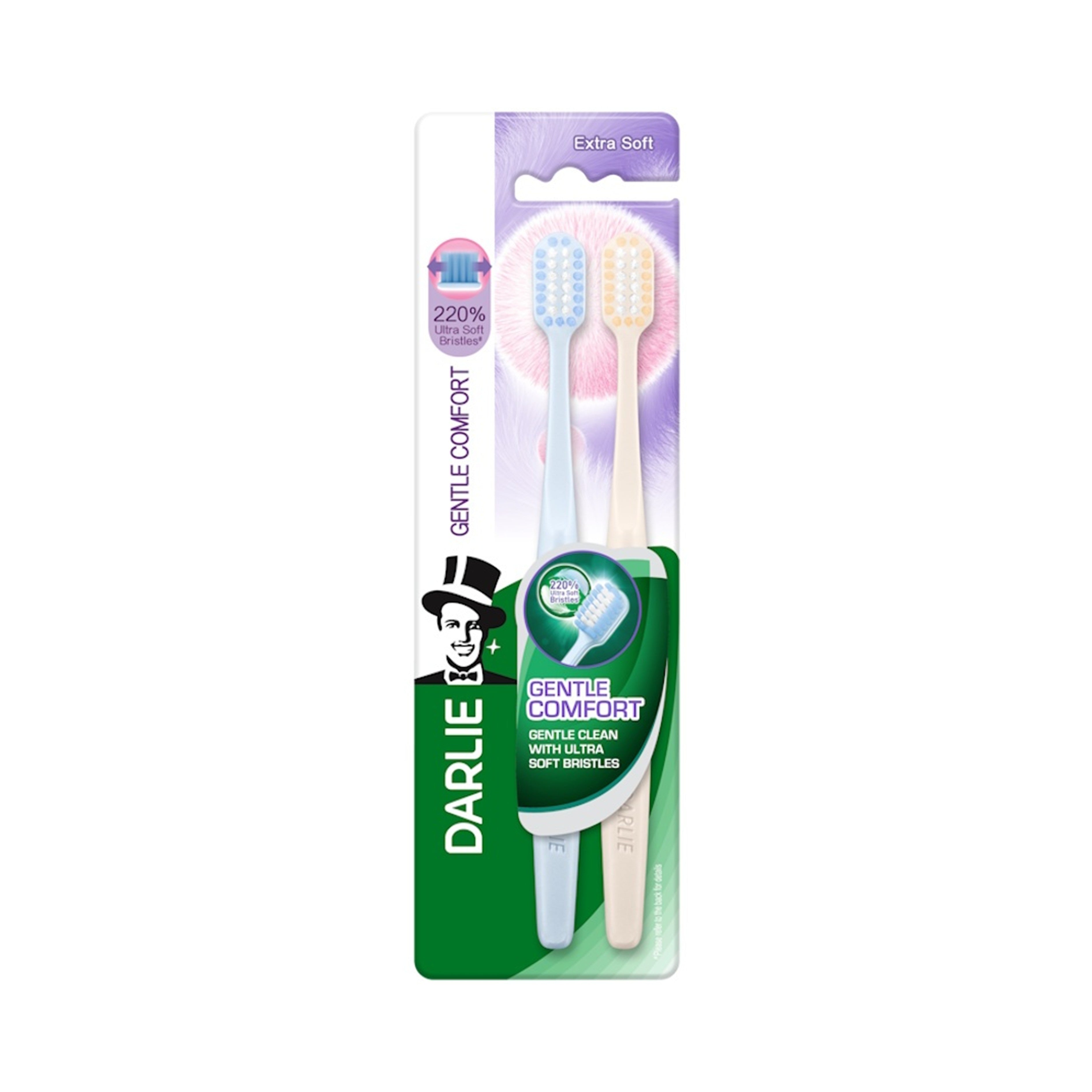 Darlie Toothbrush - Gentle Comfort, Extra Soft (2's)