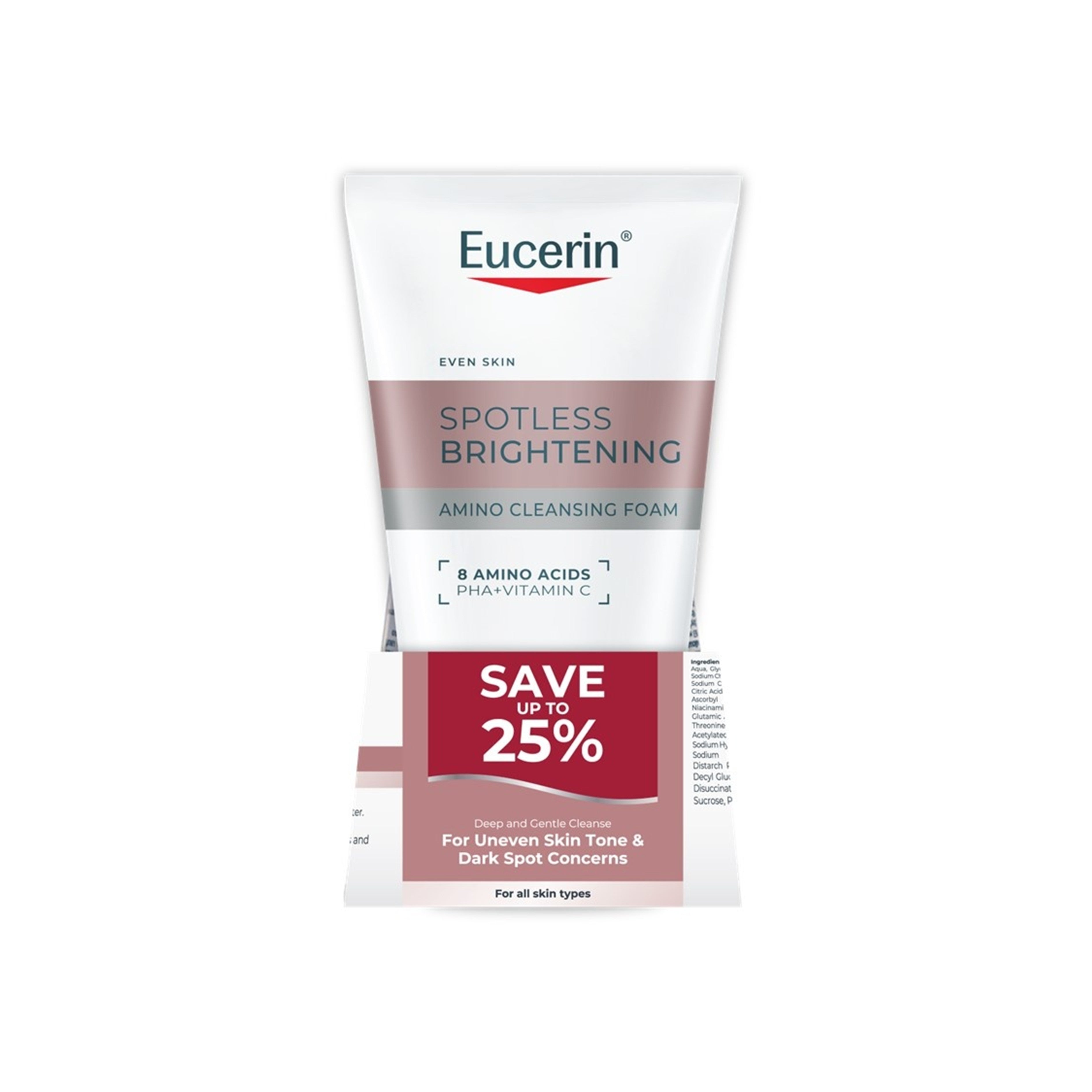 Eucerin Spotless Brightening Amino Cleansing Foam (2 x 150ml)