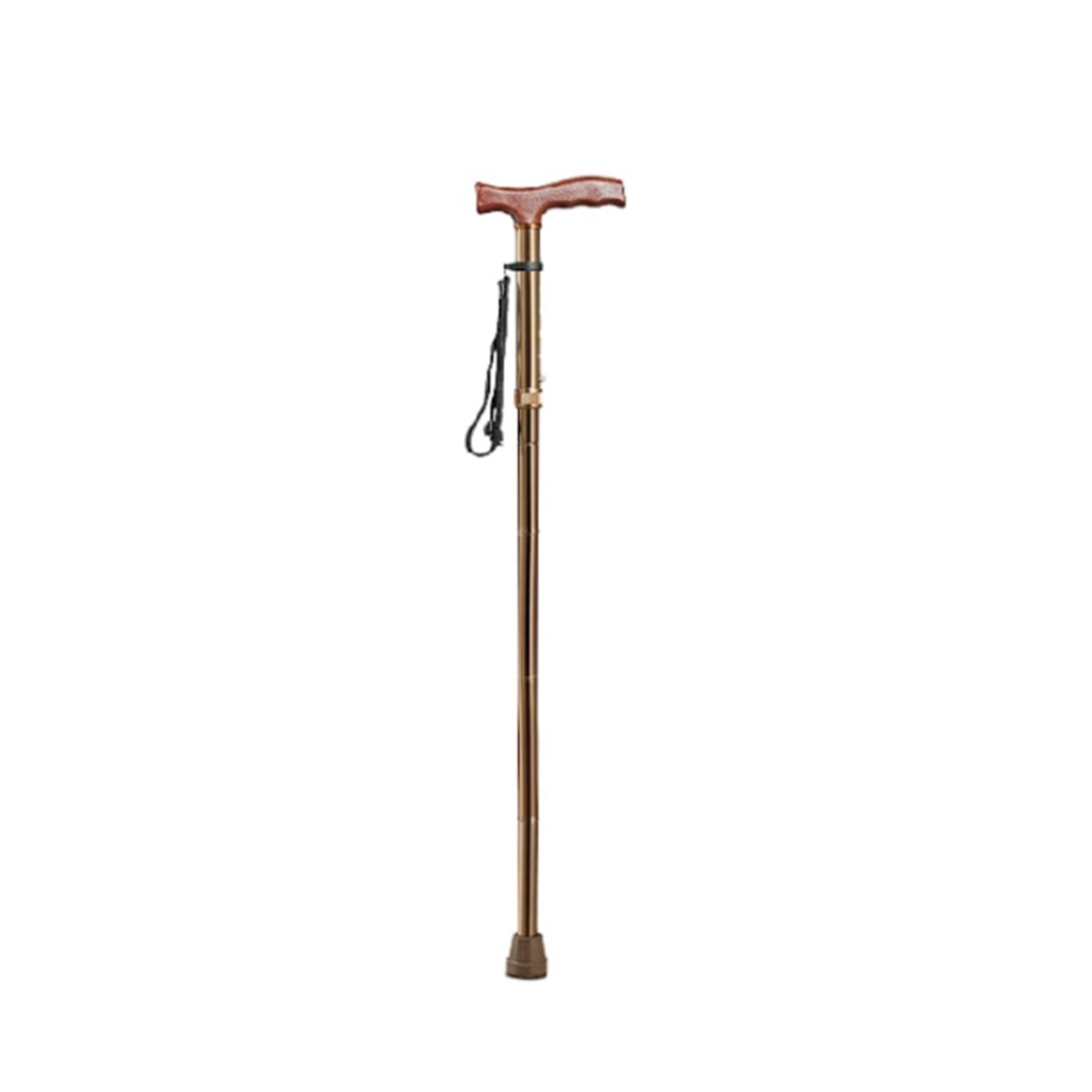 Movease Aluminium Height Adjustable Non-Foldable Walking Stick