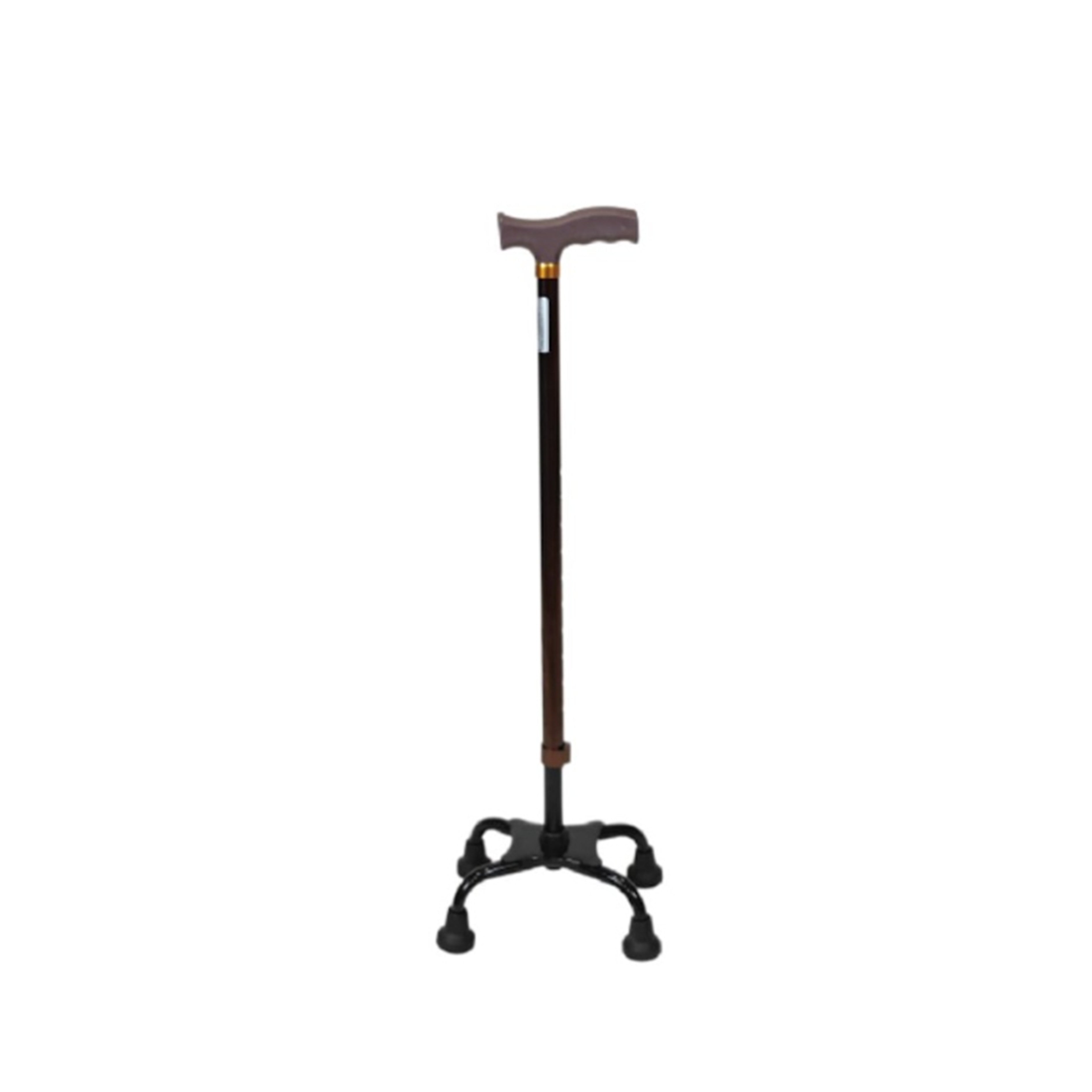 Movease Aluminium Height Adjustable Quad Cane Narrow Base