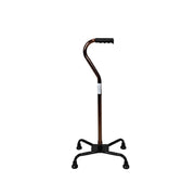 Movease Aluminium Height Adjustable Quad Cane Wide Base