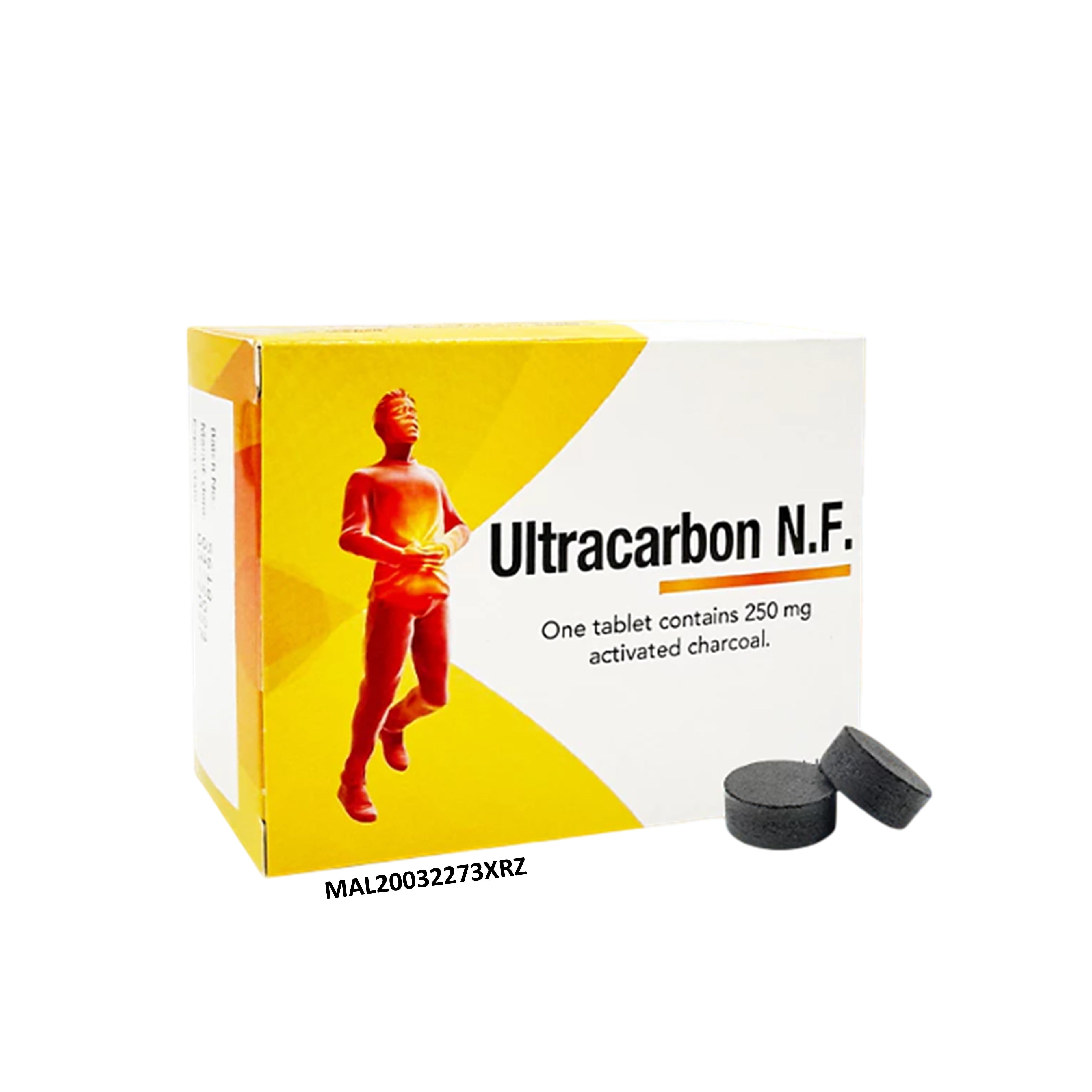 Ultracarbon N.F. 250mg Activated Charcoal Tablet (100's)