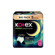 Kotex Herbal Overnight Panties - Size M-L, Hip 34-41 Inches (5's)