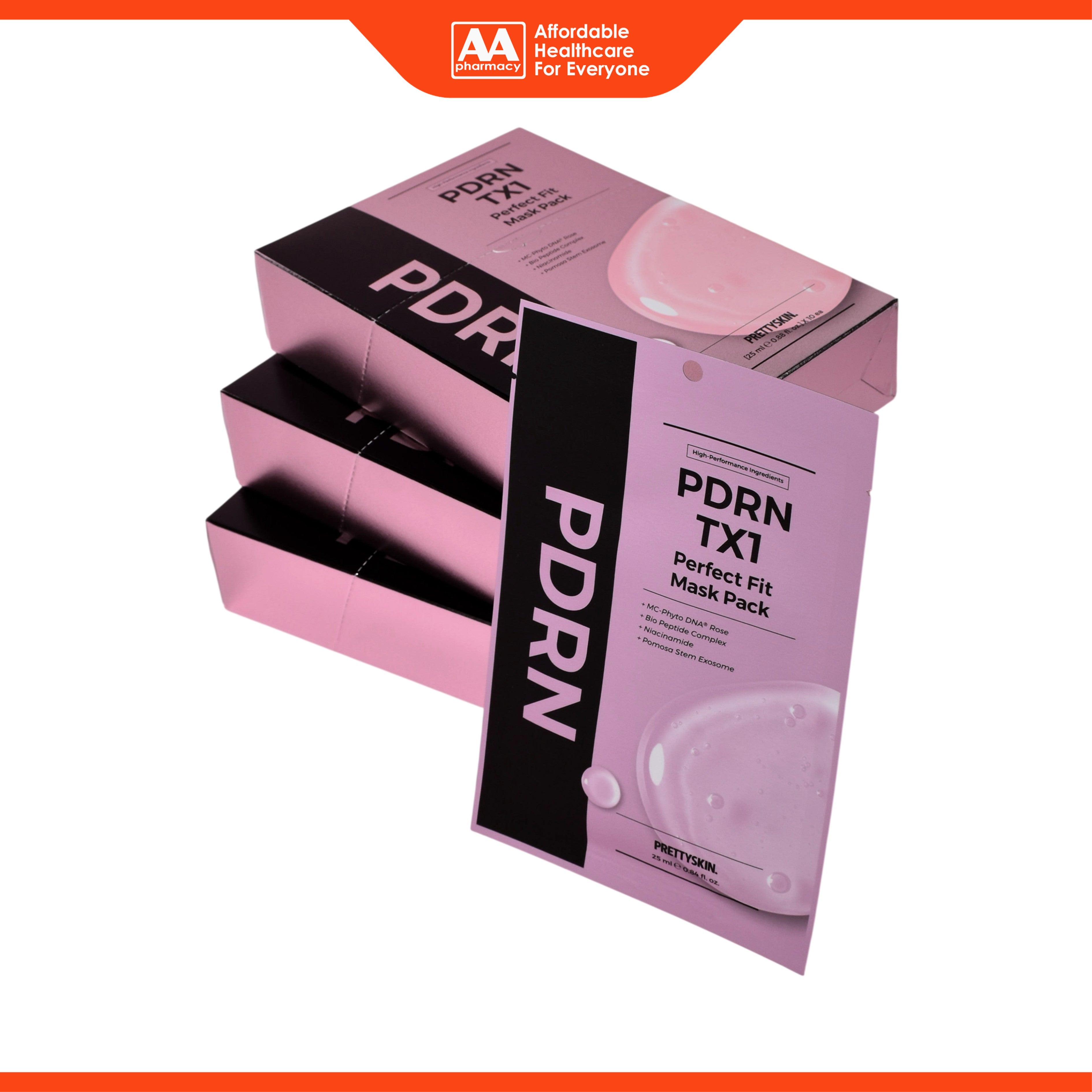 PrettySkin PDRN TX1 Perfect Fit Mask (10's)