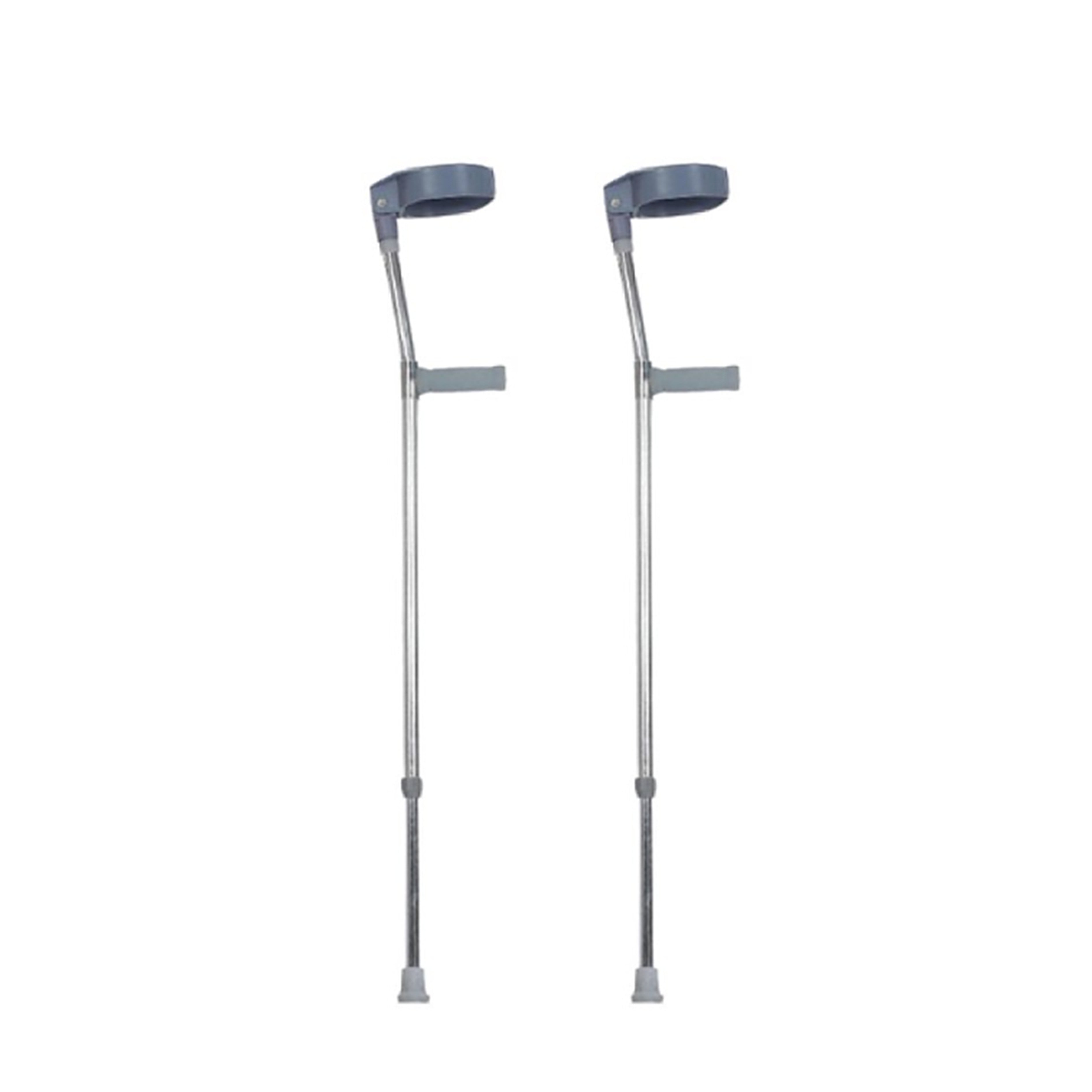 Movease Aluminium Height Adjustable Adult Elbow Crutches (1 Pair)