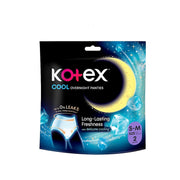Kotex Cool Overnight Panties - Size S-M, Hip up to 36 inches (2's)