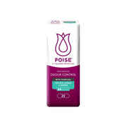 Poise Liners - With Charcoal, Extra Long 21.5cm (20's)