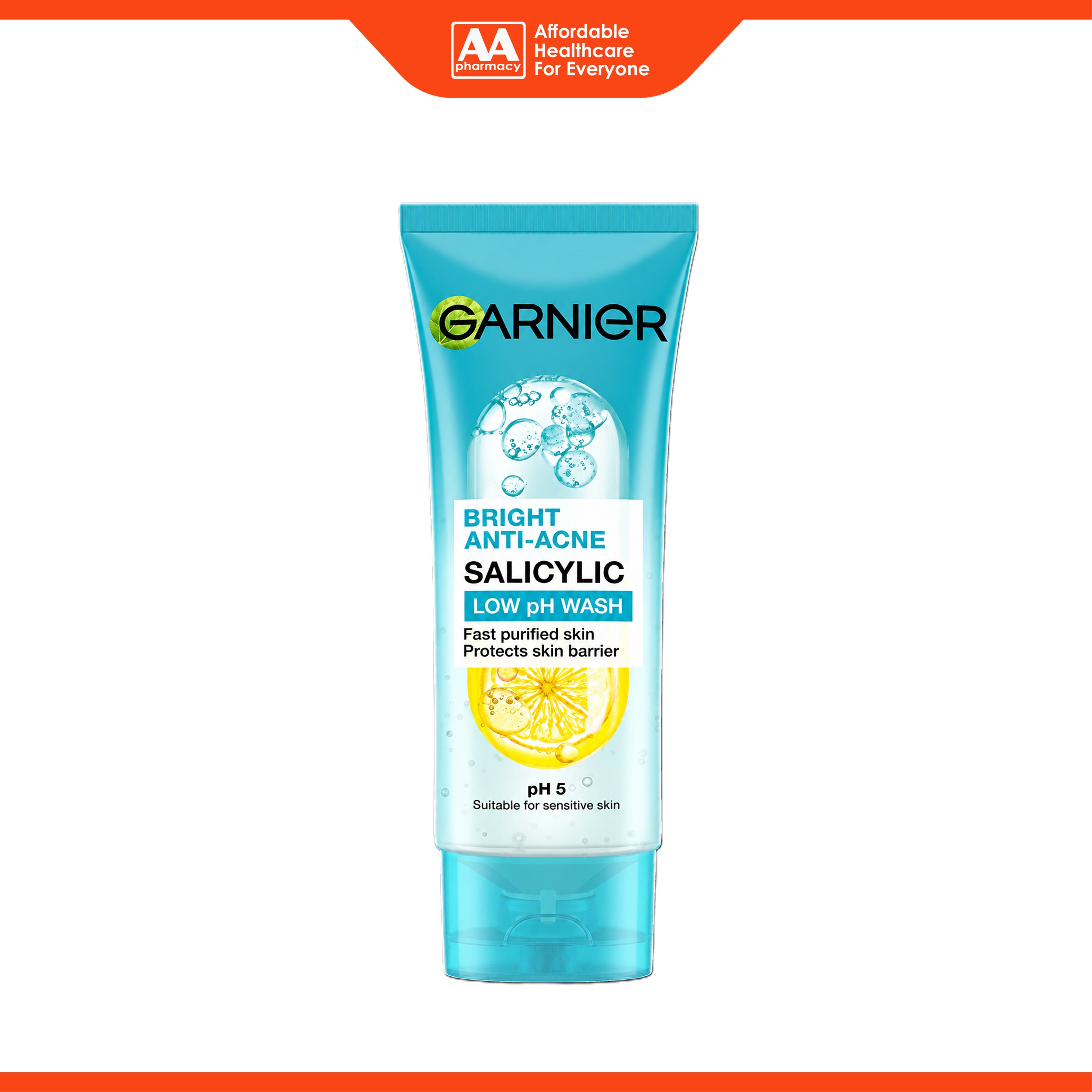Garnier Bright Anti-Acne Salicylic Low pH Wash (100ml)