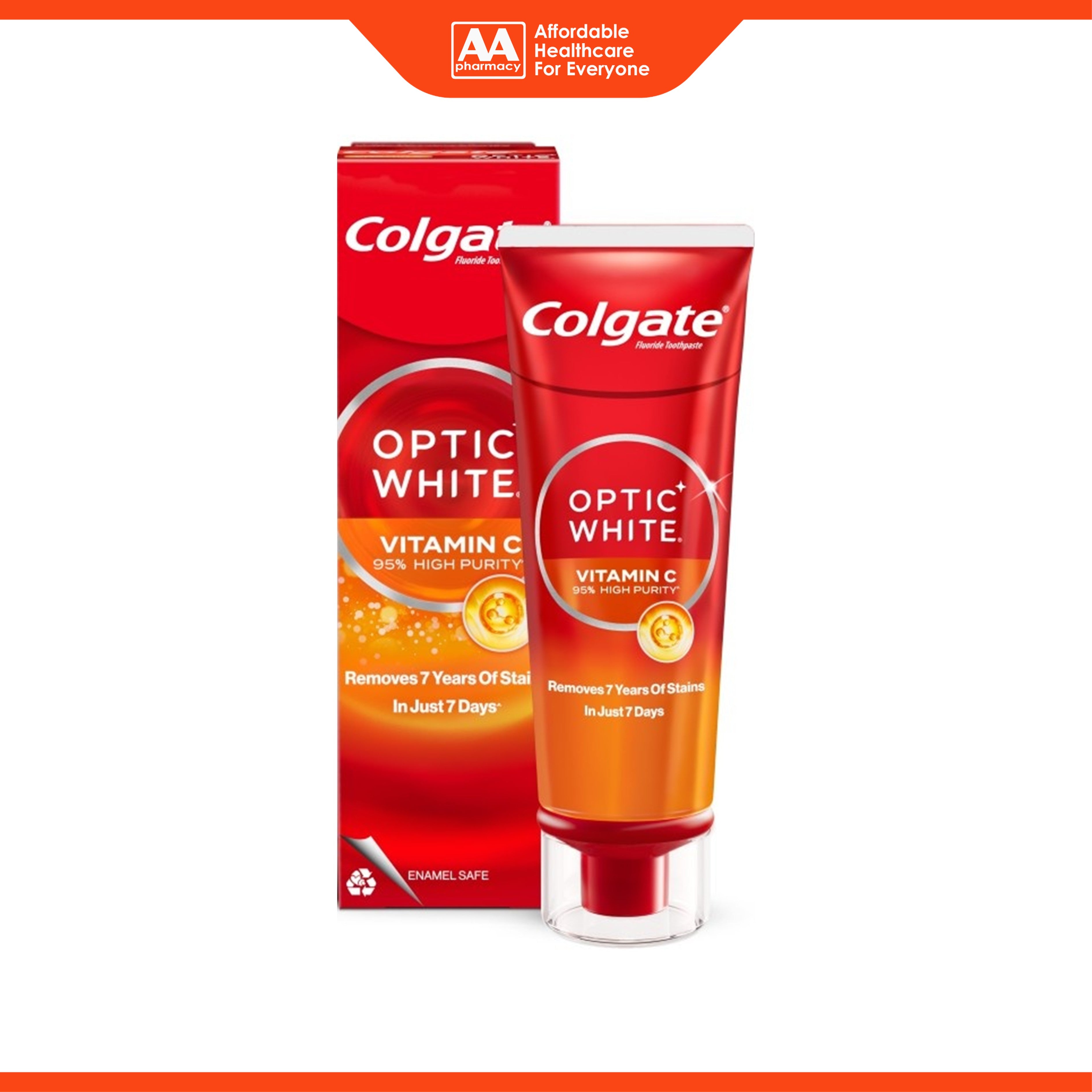 Colgate Toothpaste - Optic White Vitamin C (80g)
