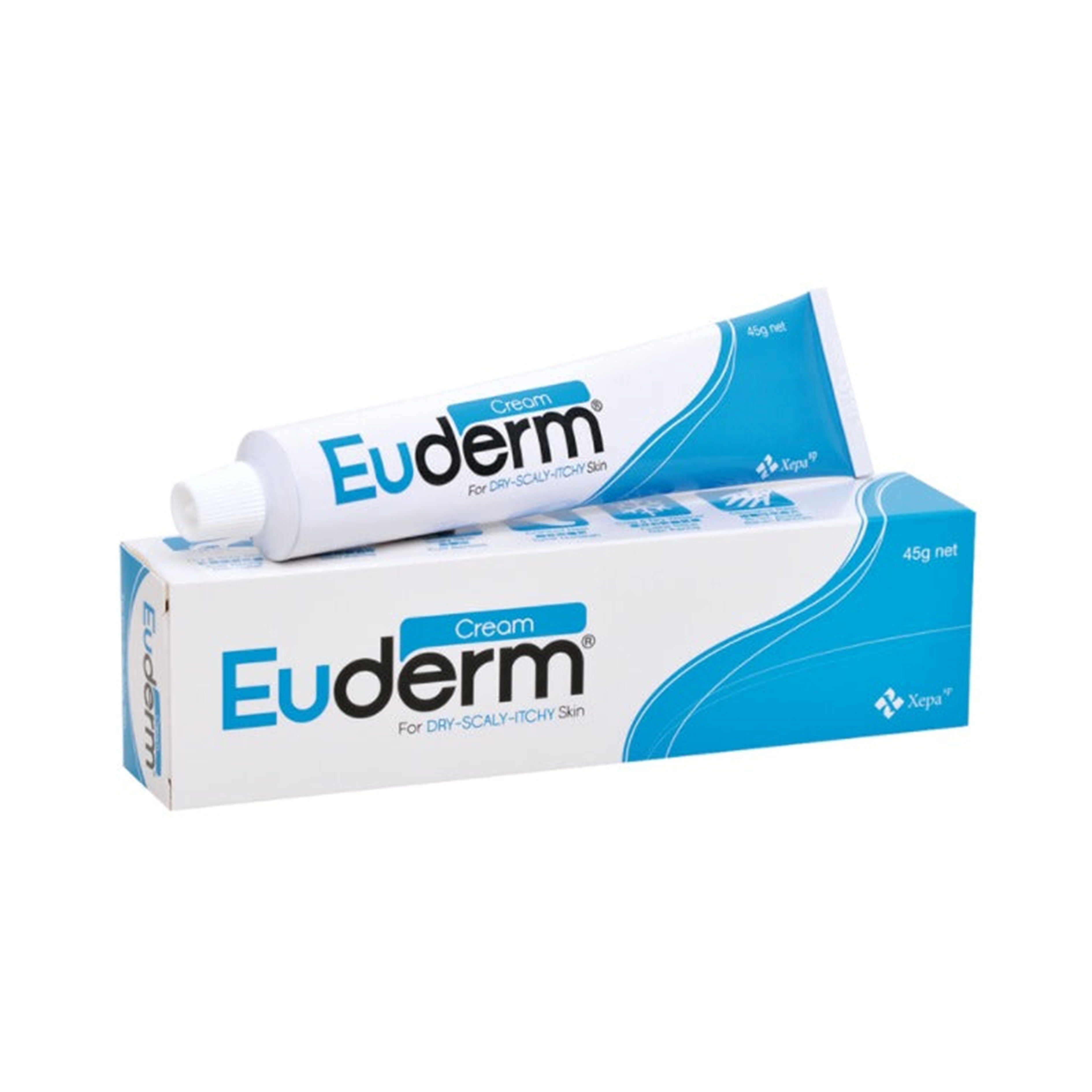 Euderm (Urea 10% w/w) Cream (45g) - For Dry, Scaly, Itchy Skin