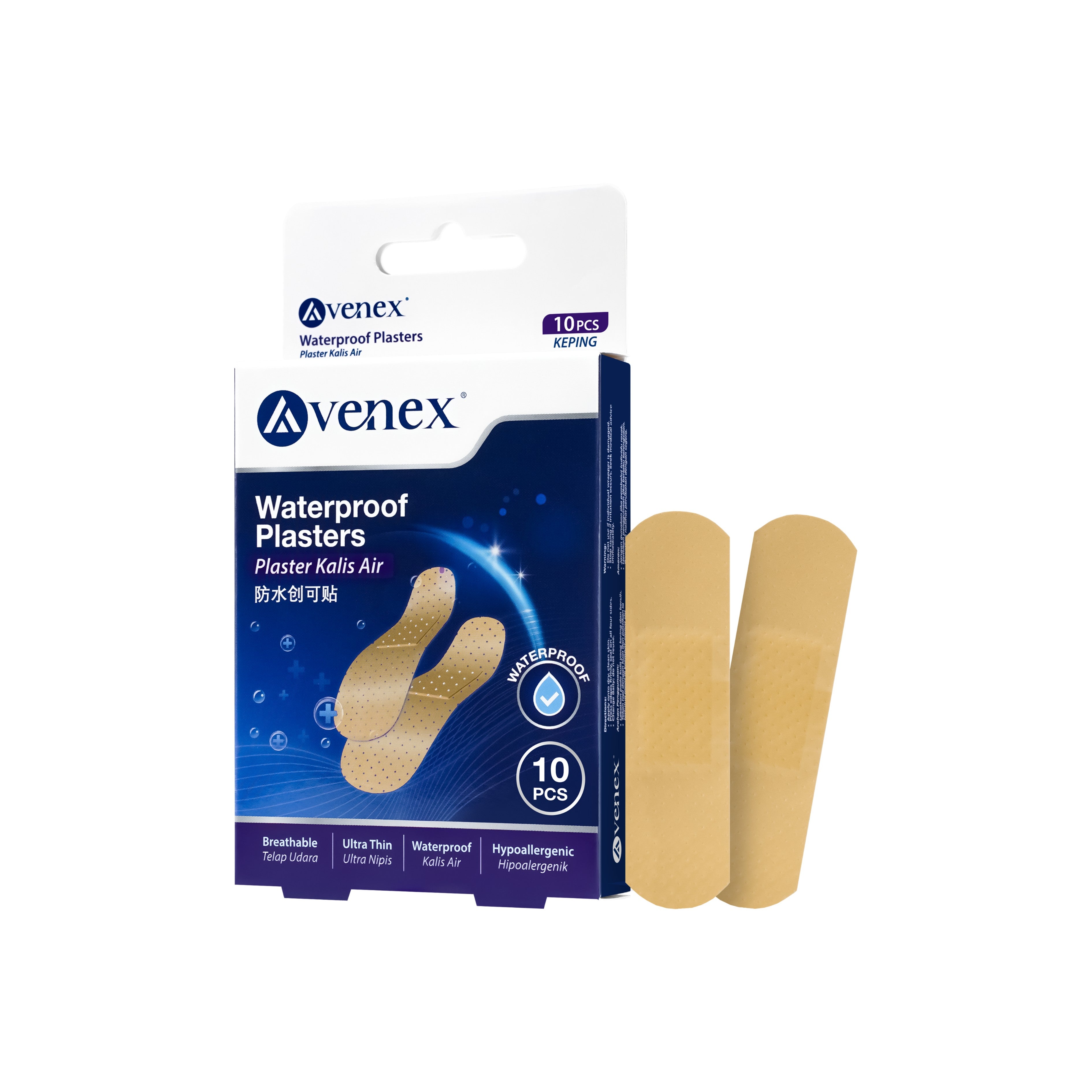 Avenex Waterproof Plasters (10's)