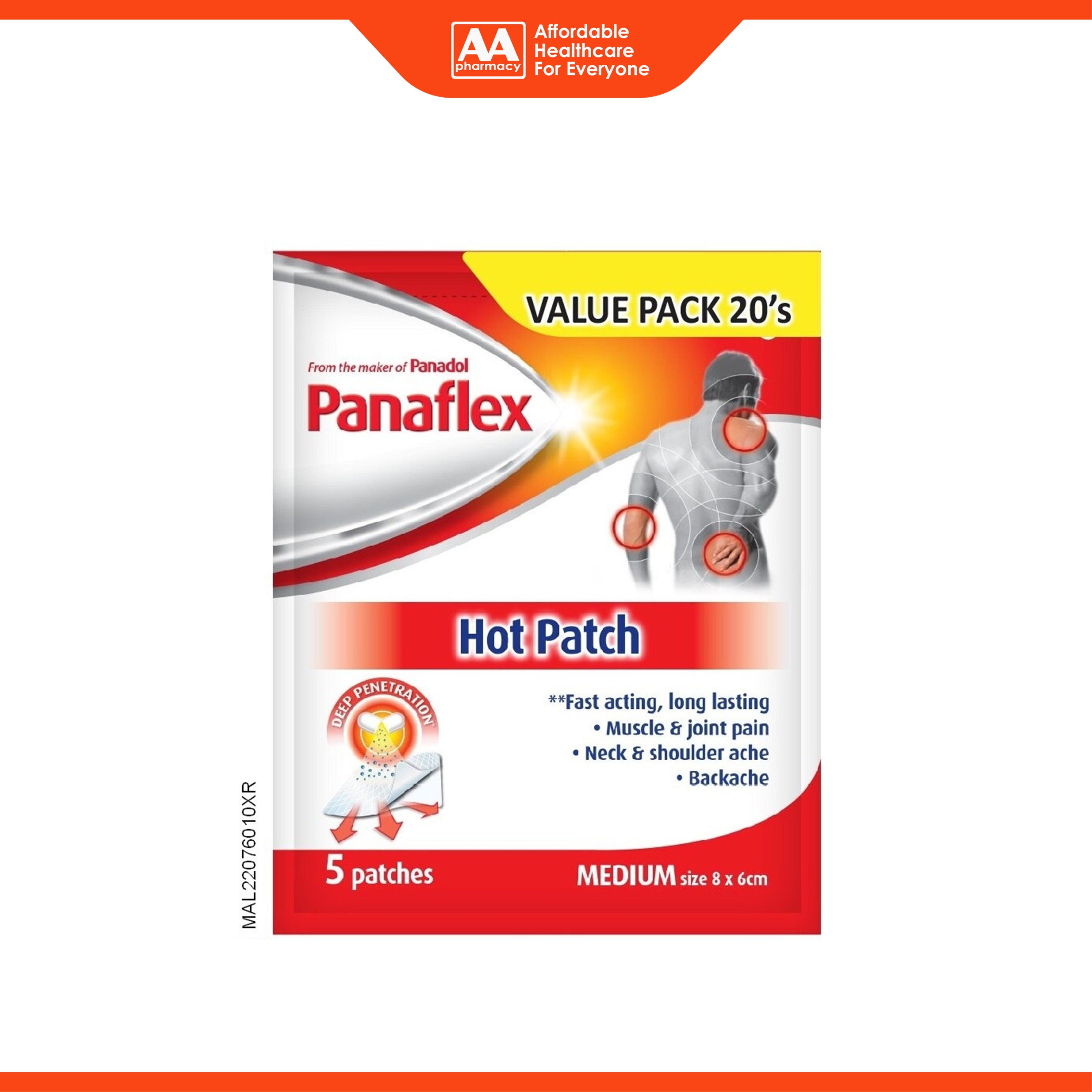 Panaflex Hot Patch Value Pack (20's)