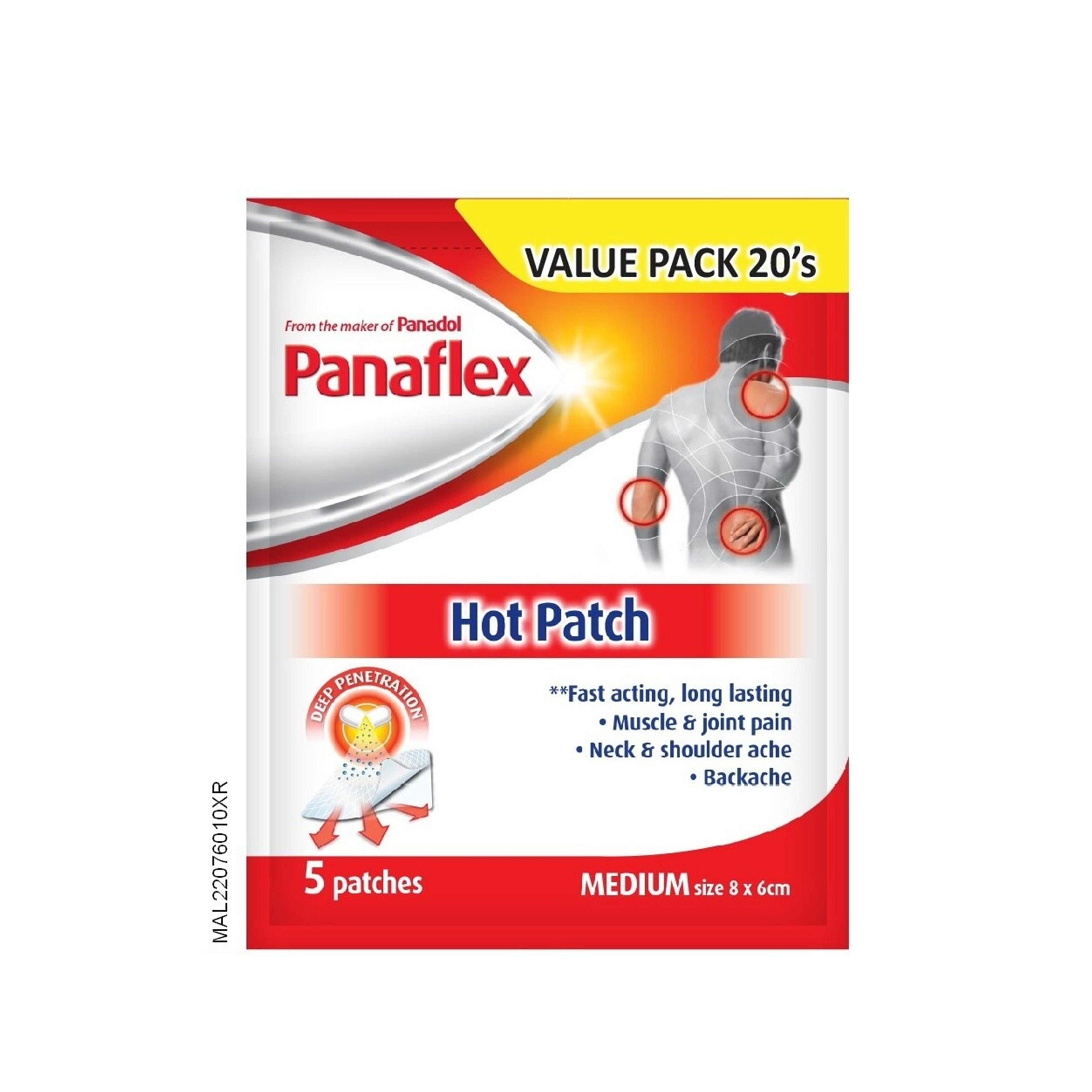 Panaflex Hot Patch Value Pack (20's)