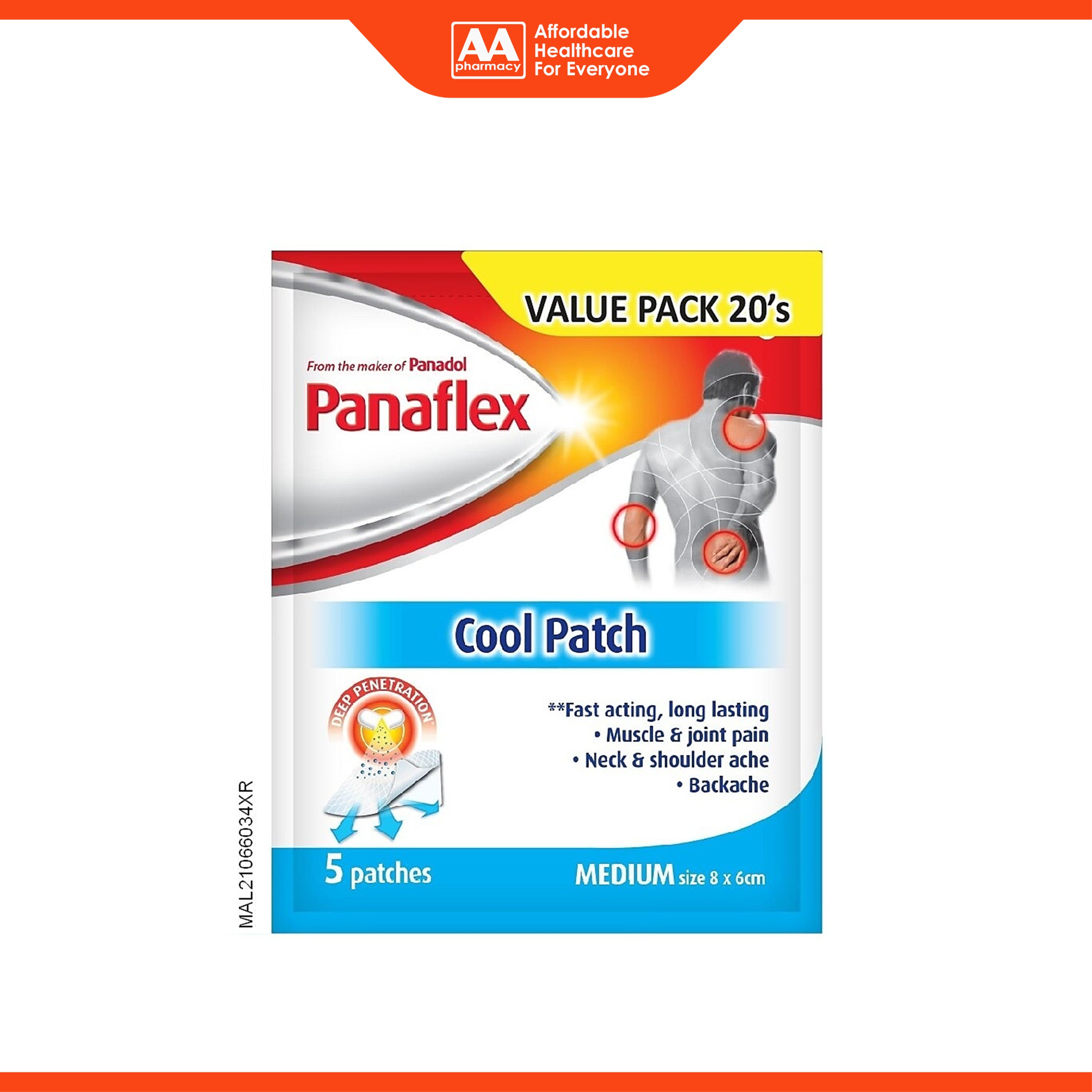 Panaflex Cool Patch Value Pack (20's)