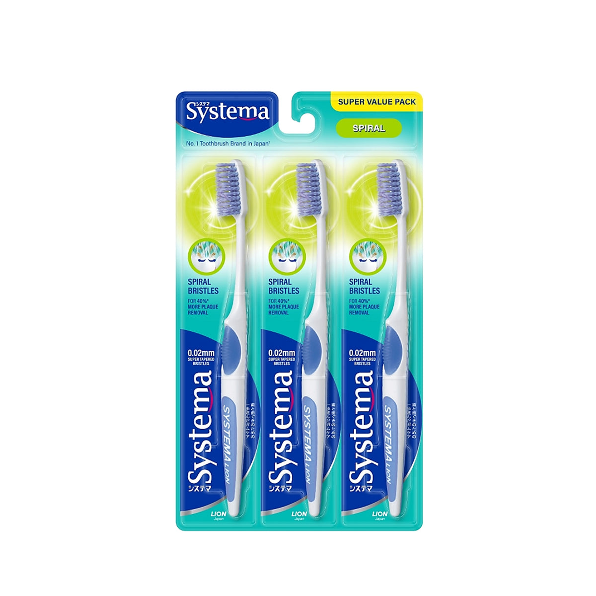 Systema Toothbrush - Spiral, Soft (3's)