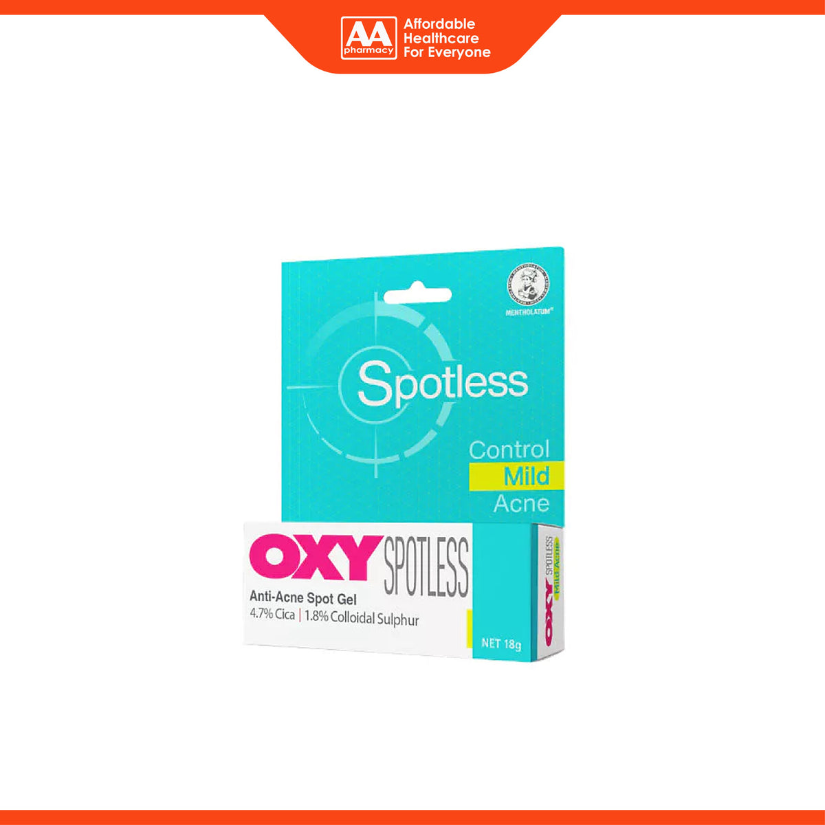 Oxy Spotless Anti-Acne Spot Gel - Control Mild Acne (18g)