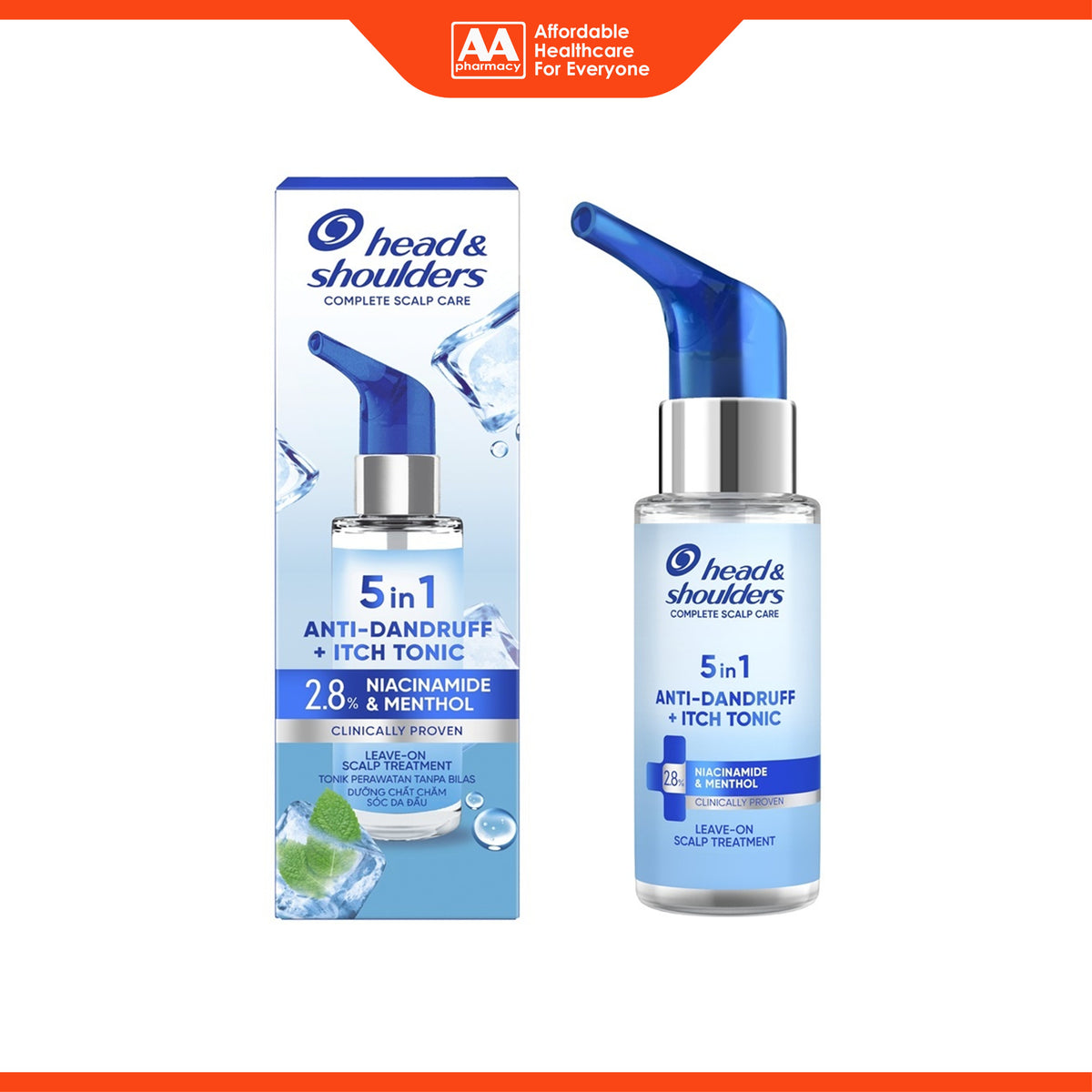 Head and Shoulders 5 in 1 Anti-Dandruff + Itch Tonic (50ml)