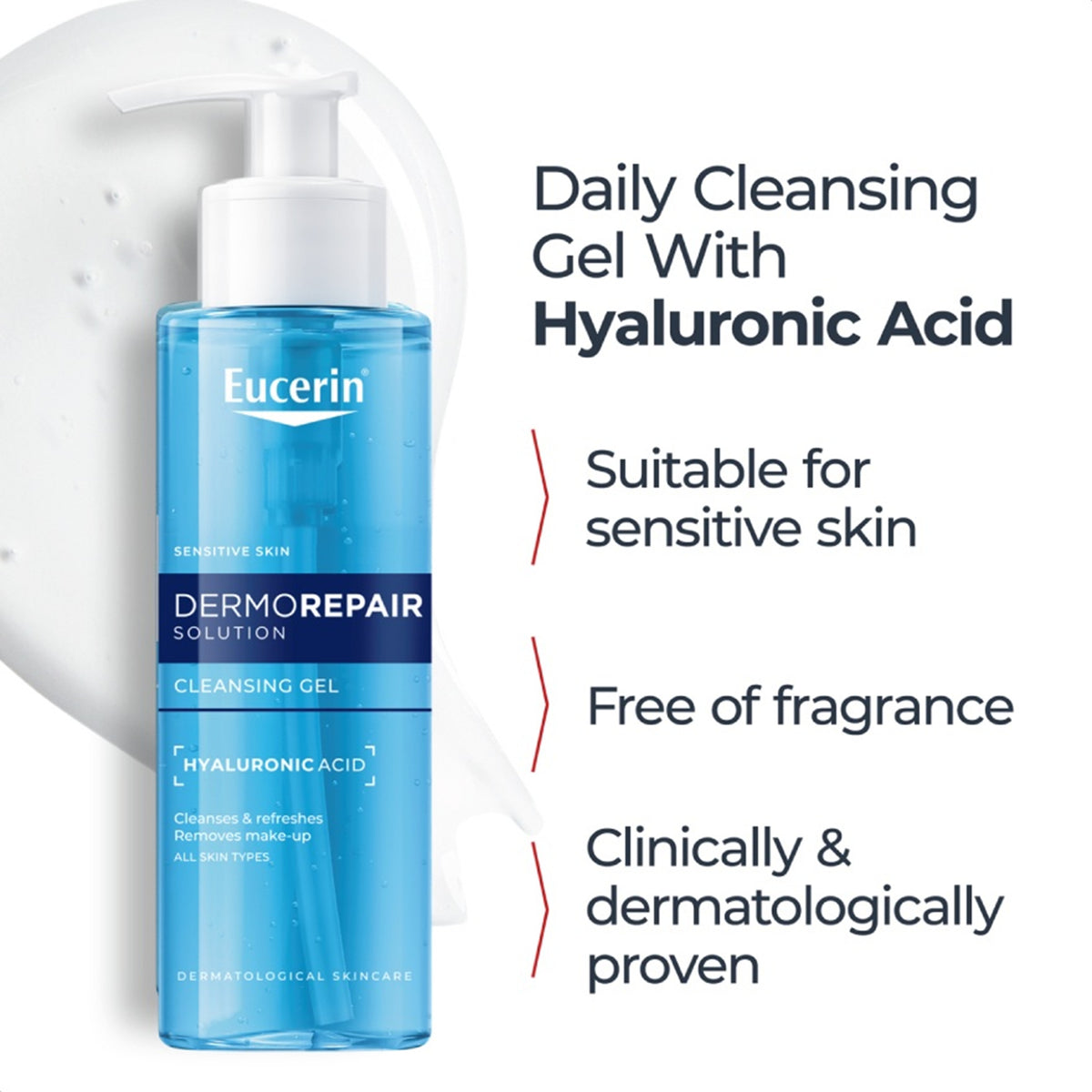 Eucerin DermoRepair Solution Cleansing Gel (200ml)