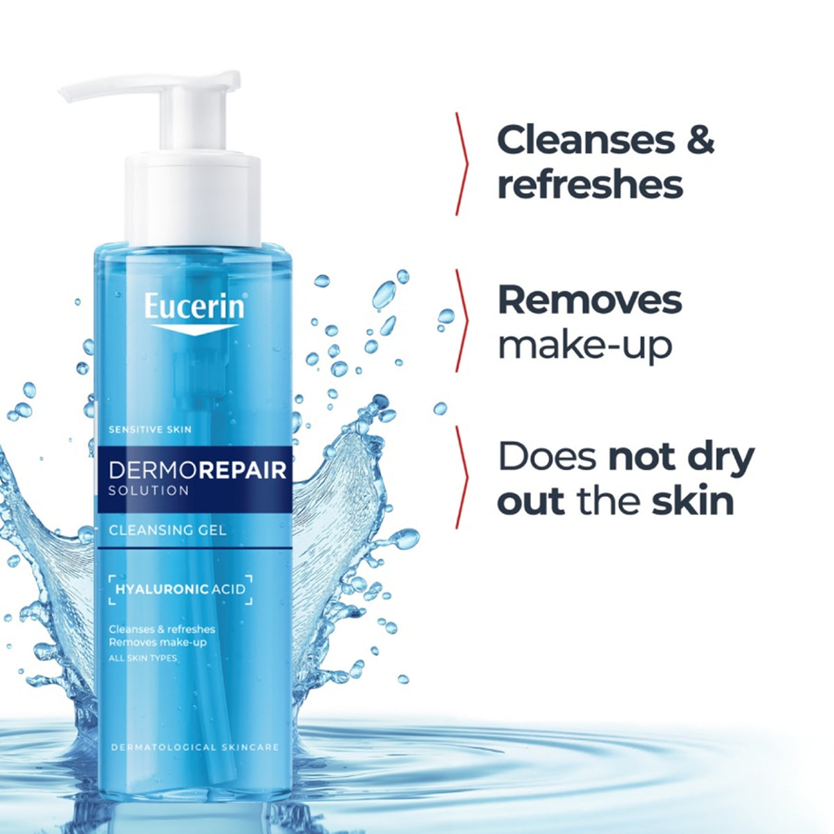 Eucerin DermoRepair Solution Cleansing Gel (200ml)